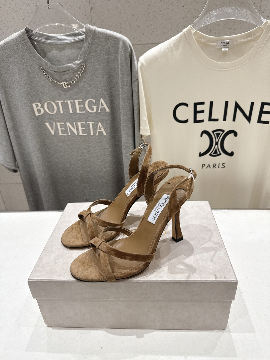 高版本出厂  JIMMY CHOO*｜JC/吉米周2026ss新款简约仙女风高跟鞋凉鞋原版套楦，完美的线
