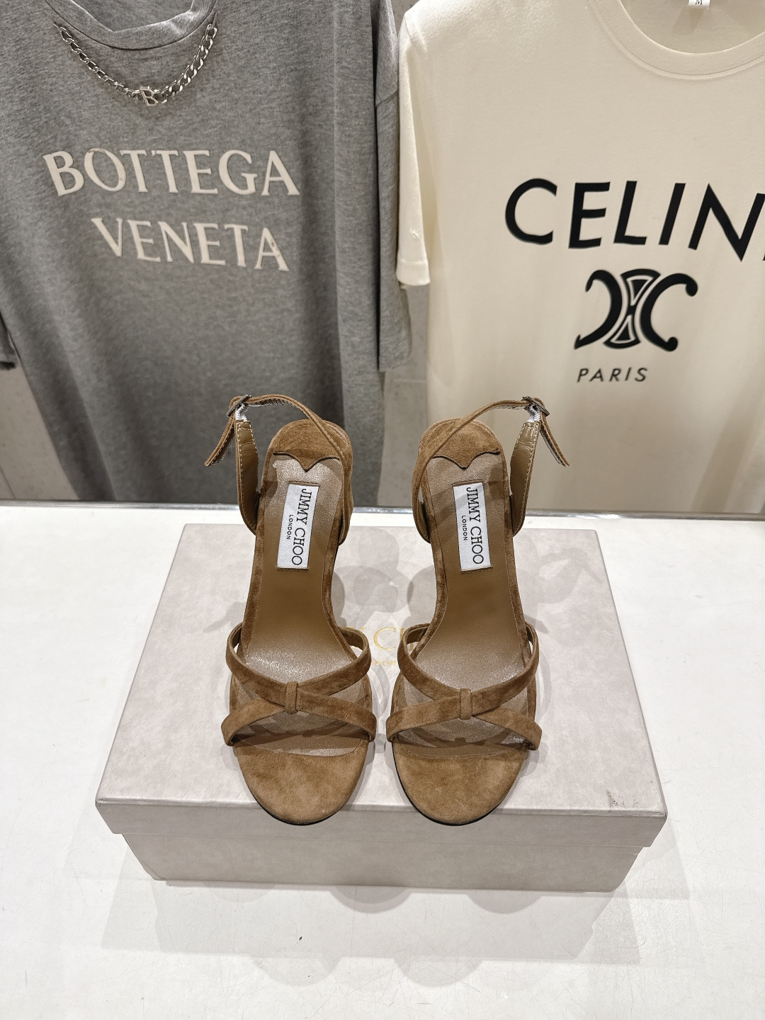 高版本出厂  JIMMY CHOO*｜JC/吉米周2026ss新款简约仙女风高跟鞋凉鞋原版套楦，完美的线