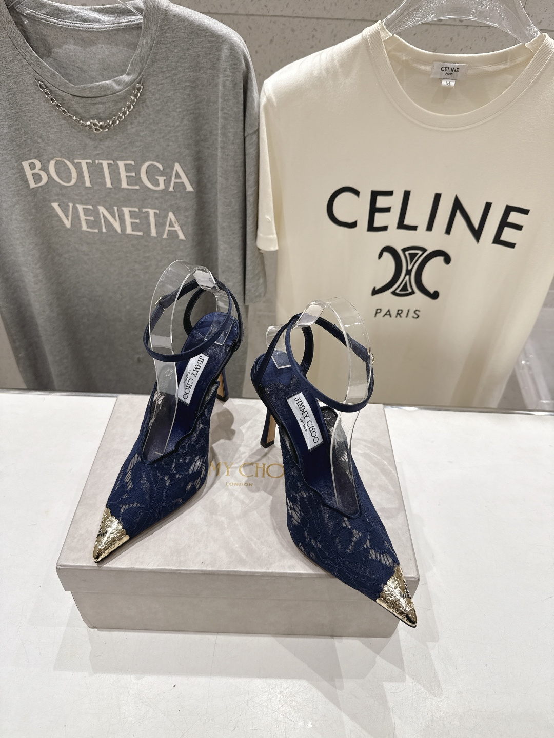高版本出厂  JIMMY CHOO*｜JC/吉米周2026ss新款尖头蕾丝网纱高跟鞋凉鞋原版套楦，完美的