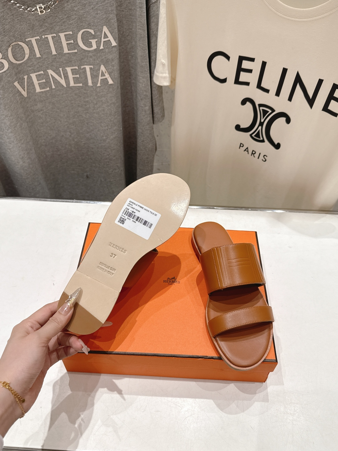 高版本出厂  Hermer...26ss new arrival～爱马仕H家新款拖鞋平底二舅拖鞋原版工艺