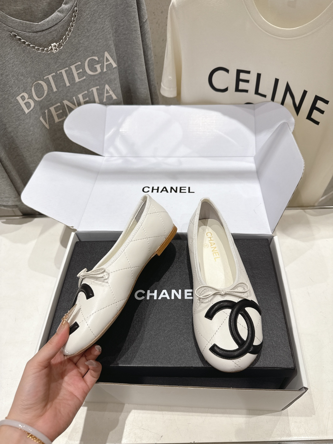 高版本出厂 CHANEL*香奈儿F022 ｜小香2026/𝐒𝐒 𝐧𝐞𝐰新款玛丽珍平底鞋康鹏鞋芭蕾舞鞋法式