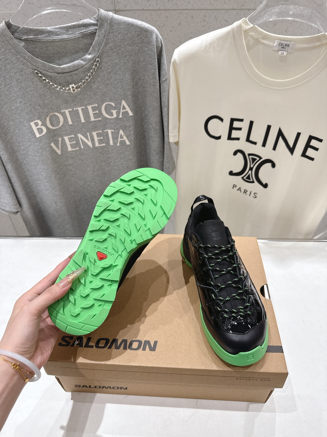 高版本出厂  情侣款 Salomon萨洛蒙F055 2026ss最新款休闲运动鞋厚底登山德比鞋跑步鞋～男