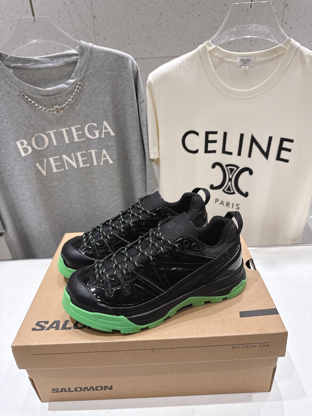 高版本出厂  情侣款 Salomon萨洛蒙F055 2026ss最新款休闲运动鞋厚底登山德比鞋跑步鞋～男