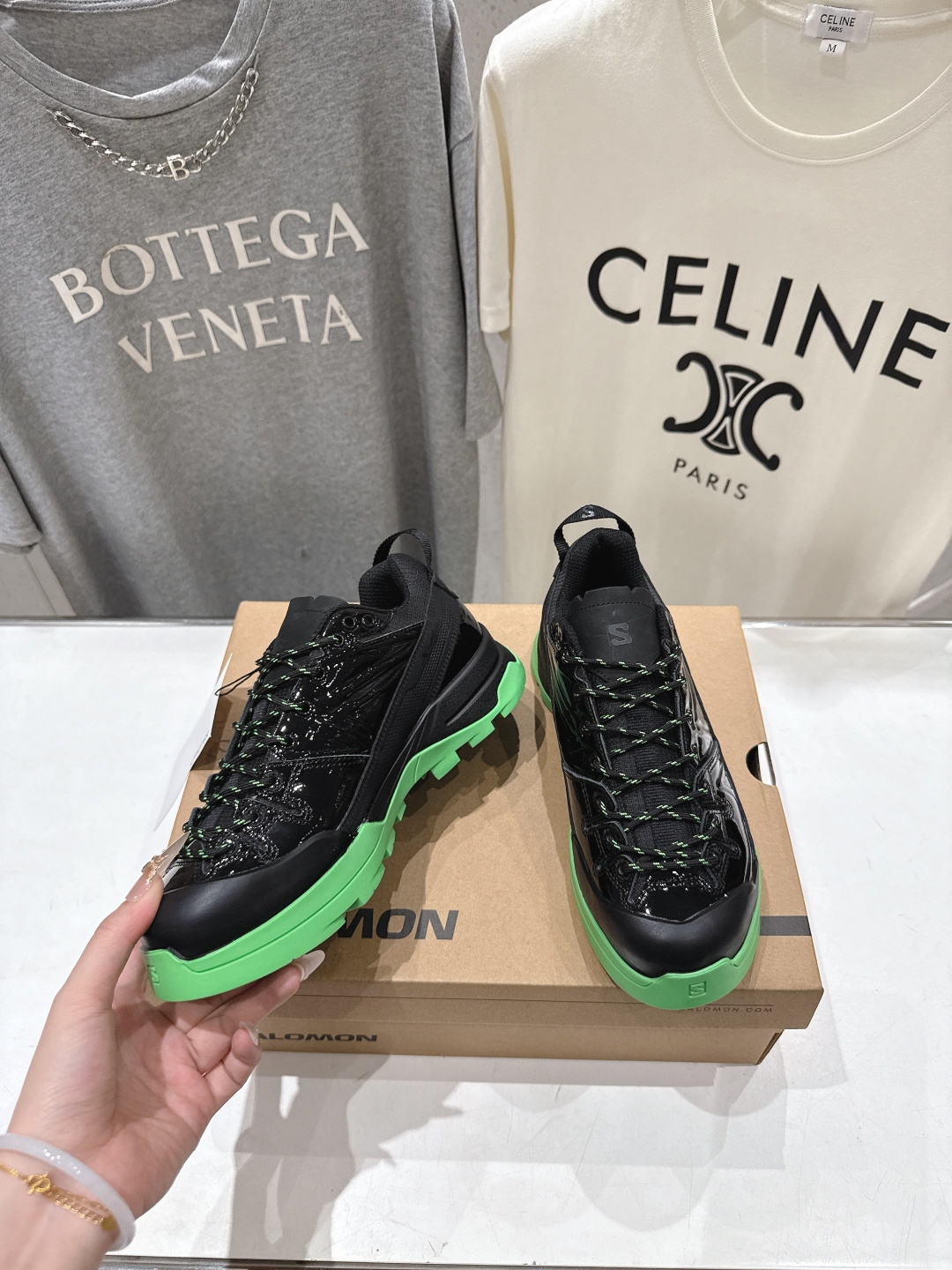 高版本出厂  情侣款 Salomon萨洛蒙F055 2026ss最新款休闲运动鞋厚底登山德比鞋跑步鞋～男