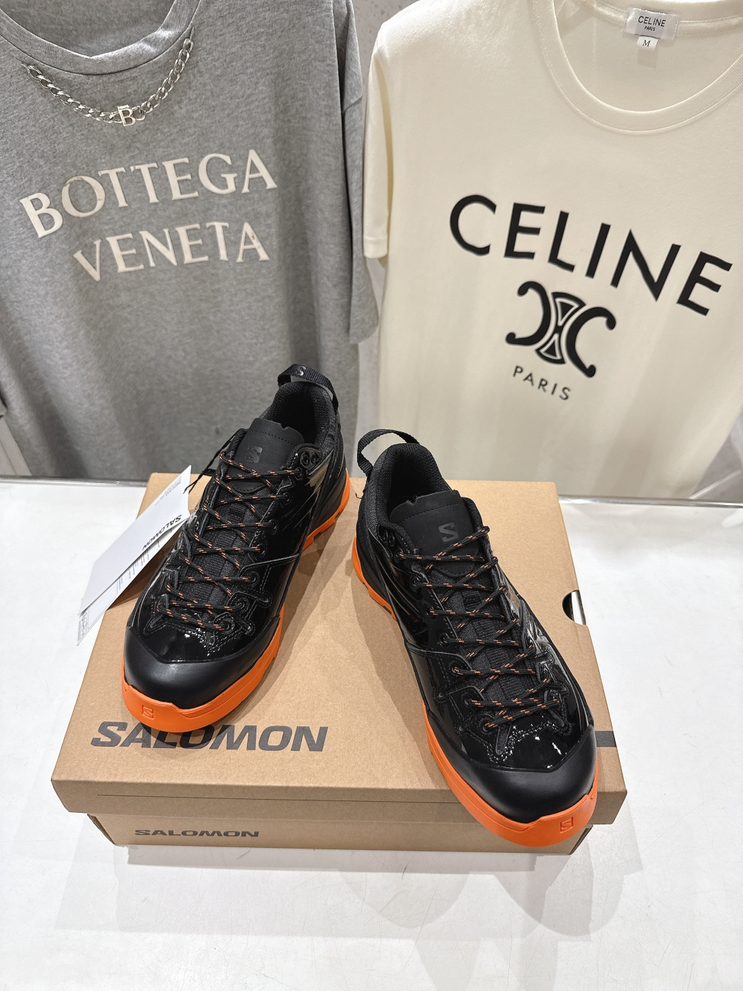 高版本出厂  情侣款 Salomon萨洛蒙F055 2026ss最新款休闲运动鞋厚底登山德比鞋跑步鞋～男