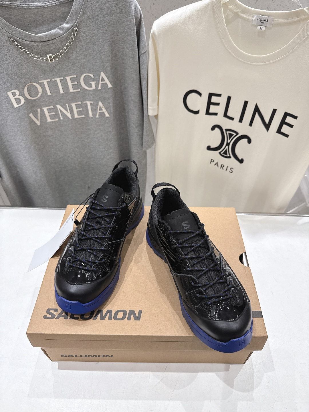 高版本出厂  情侣款 Salomon萨洛蒙F055 2026ss最新款休闲运动鞋厚底登山德比鞋跑步鞋～男