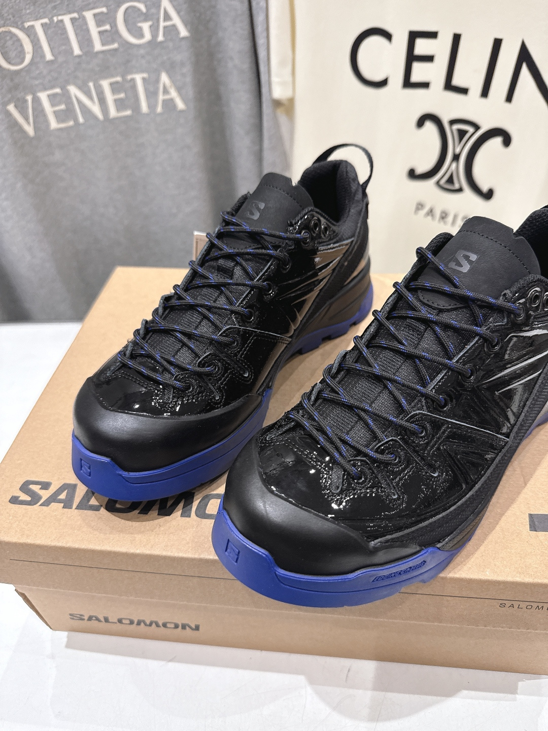 高版本出厂  情侣款 Salomon萨洛蒙F055 2026ss最新款休闲运动鞋厚底登山德比鞋跑步鞋～男