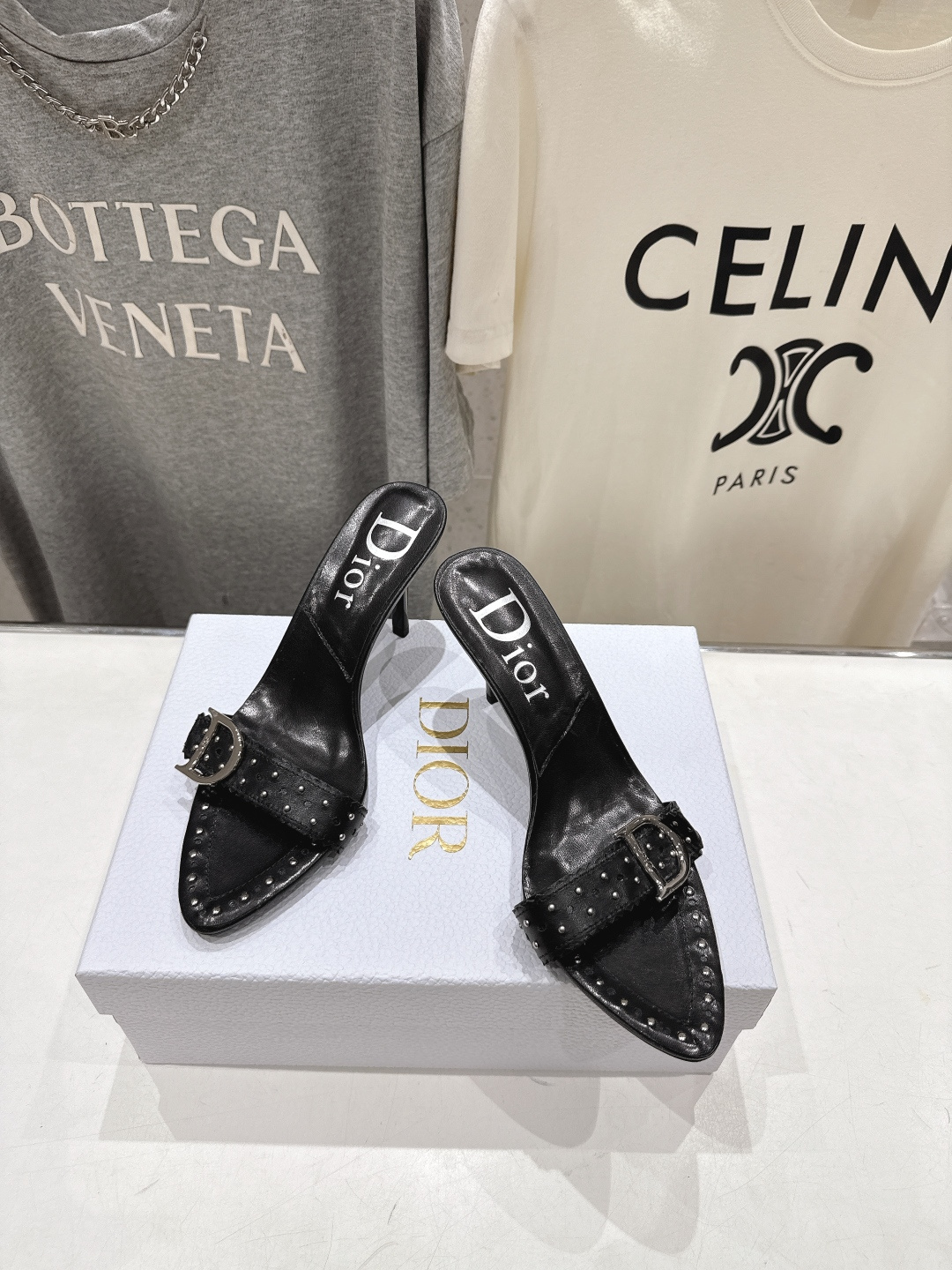 高版本出厂 Dior*迪奥F031D家2026ss夏季新款高跟拖鞋♕♕公主范十足，颜色非常抬肤色，迷人的