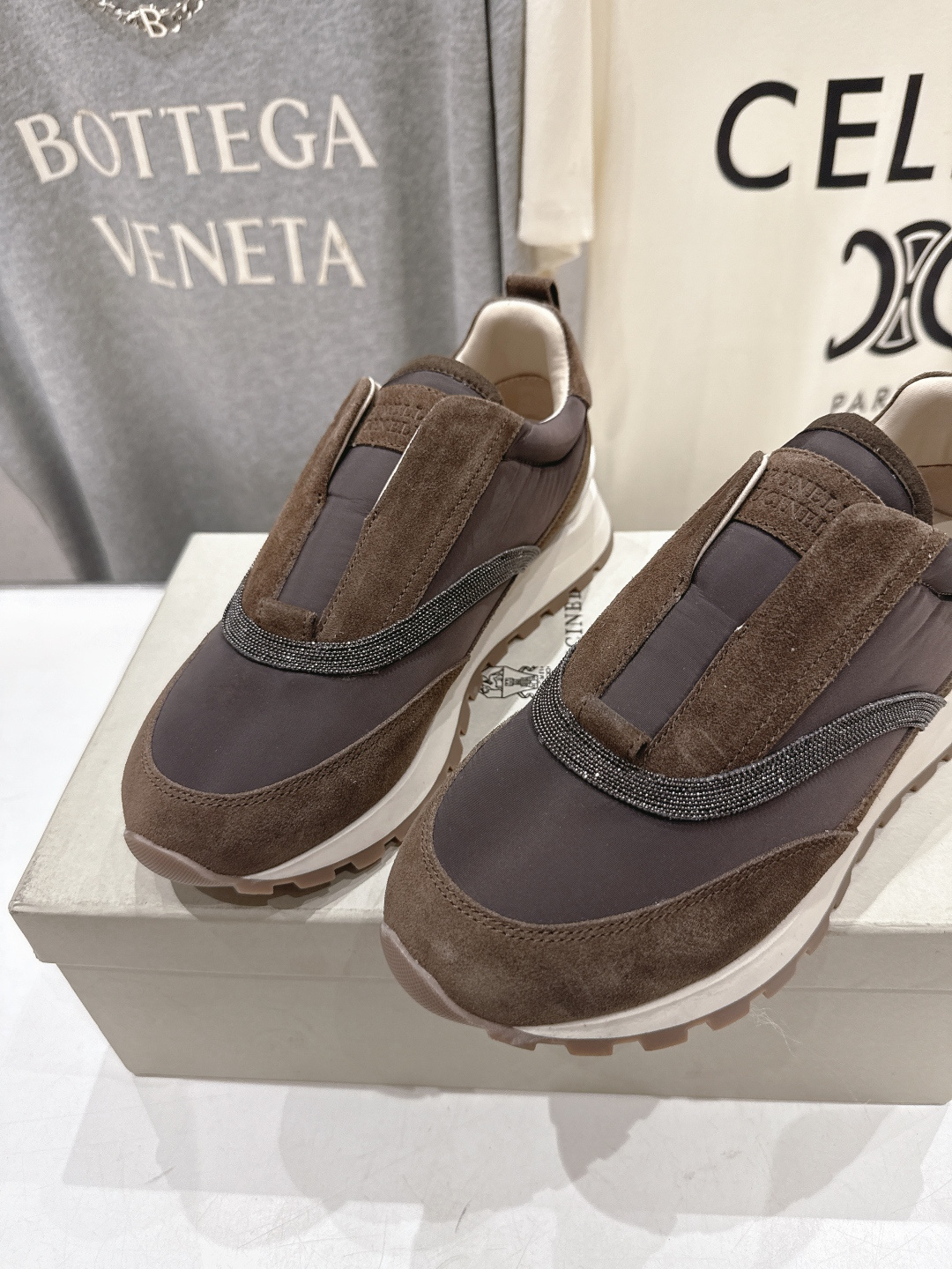 高版本出厂  Brunello Cucinelli 新款BC经典休闲鞋运动鞋系列单鞋BC是意大利知名品牌