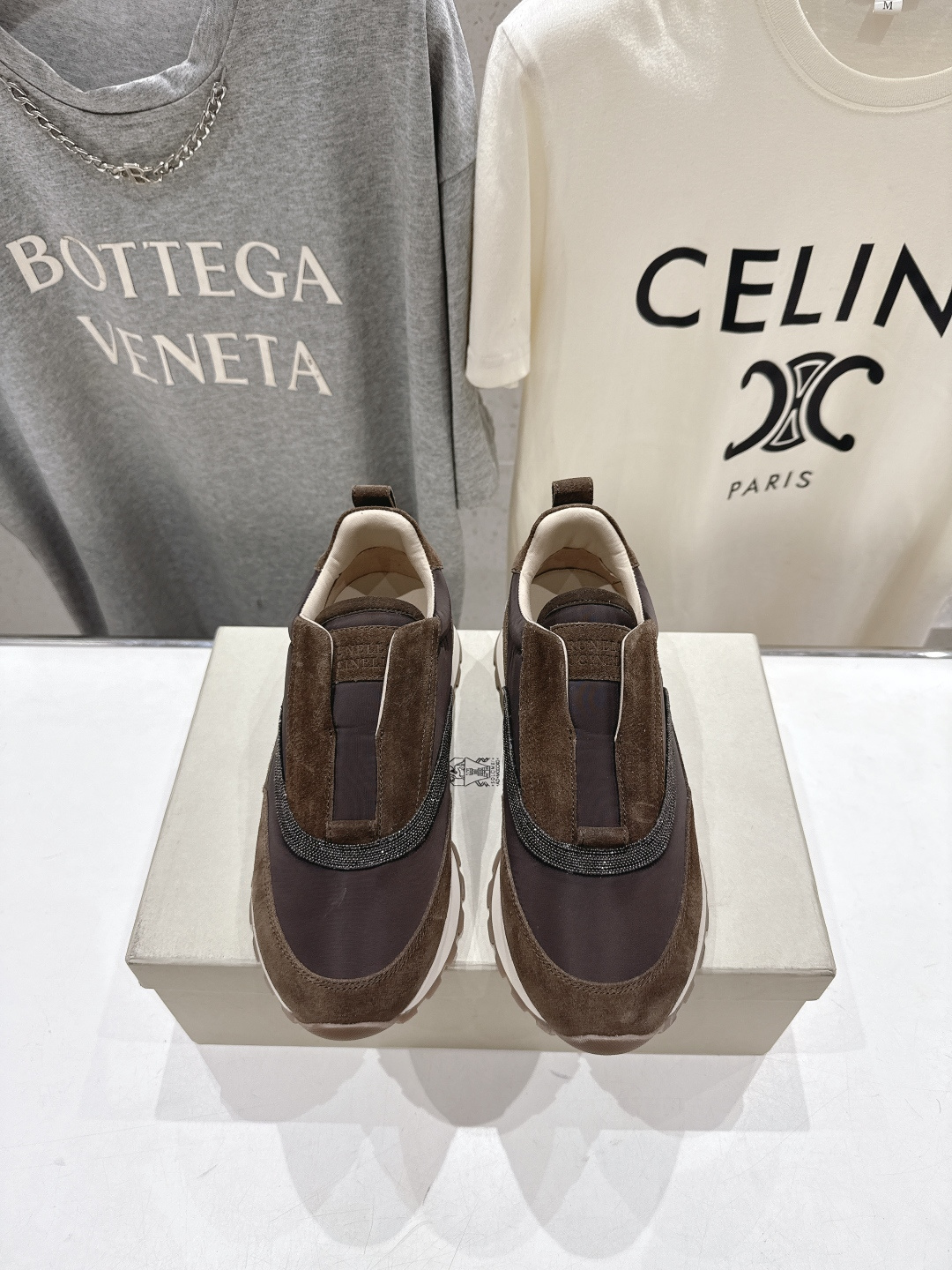 高版本出厂  Brunello Cucinelli 新款BC经典休闲鞋运动鞋系列单鞋BC是意大利知名品牌