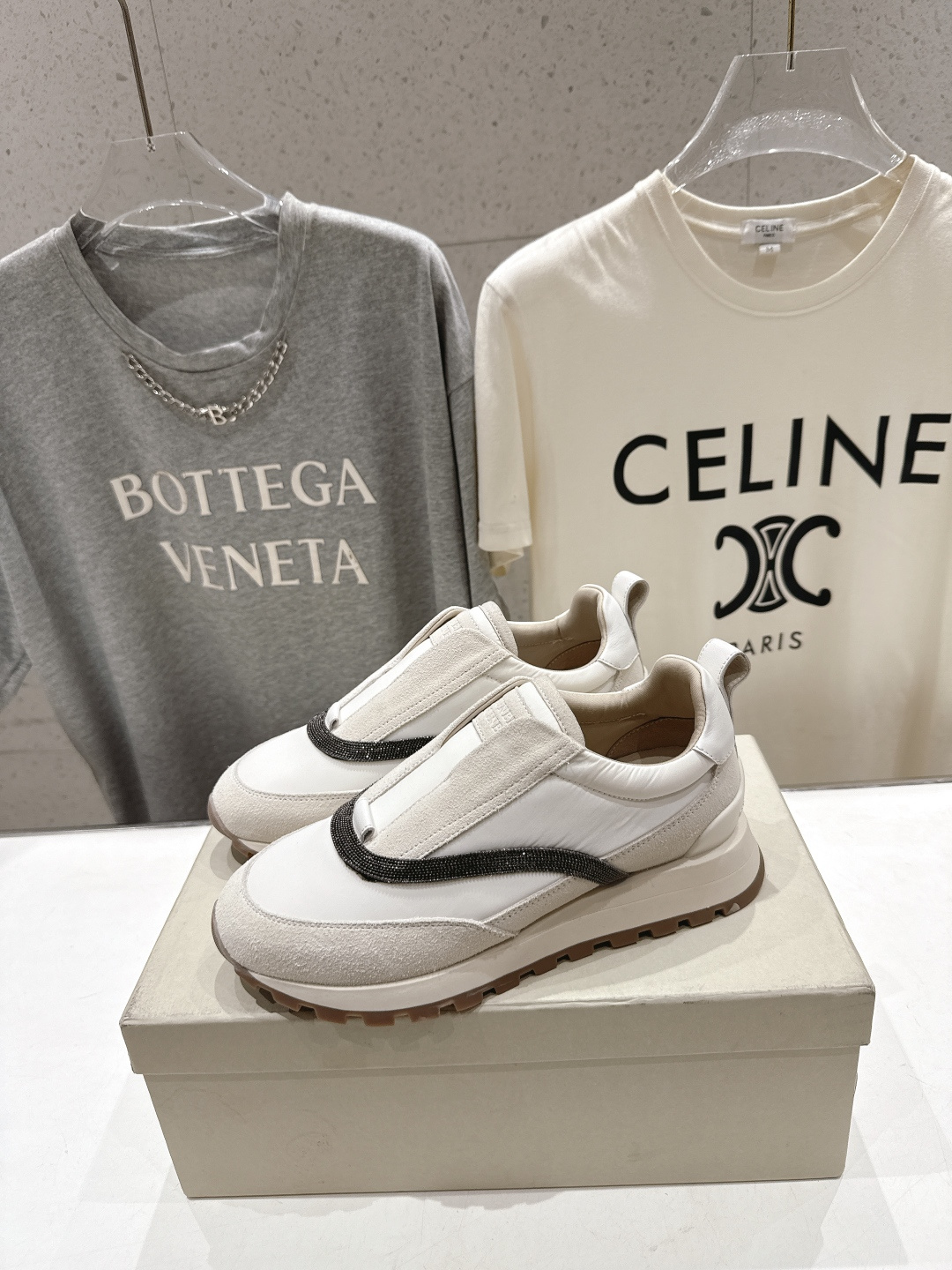 高版本出厂  Brunello Cucinelli 新款BC经典休闲鞋运动鞋系列单鞋BC是意大利知名品牌