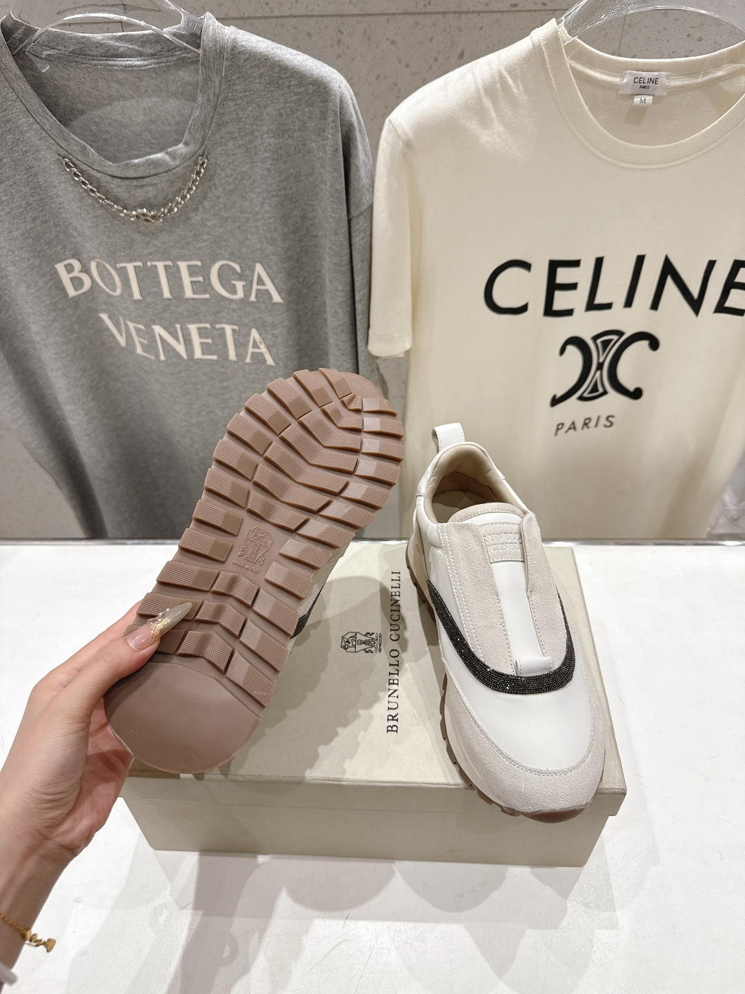 高版本出厂  Brunello Cucinelli 新款BC经典休闲鞋运动鞋系列单鞋BC是意大利知名品牌