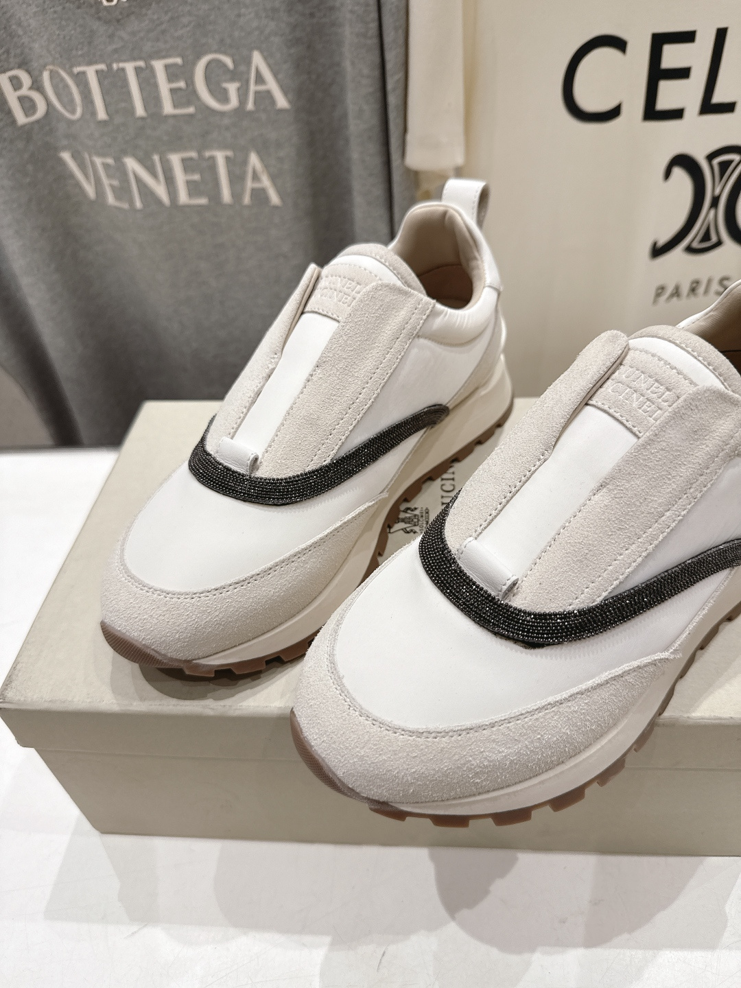 高版本出厂  Brunello Cucinelli 新款BC经典休闲鞋运动鞋系列单鞋BC是意大利知名品牌