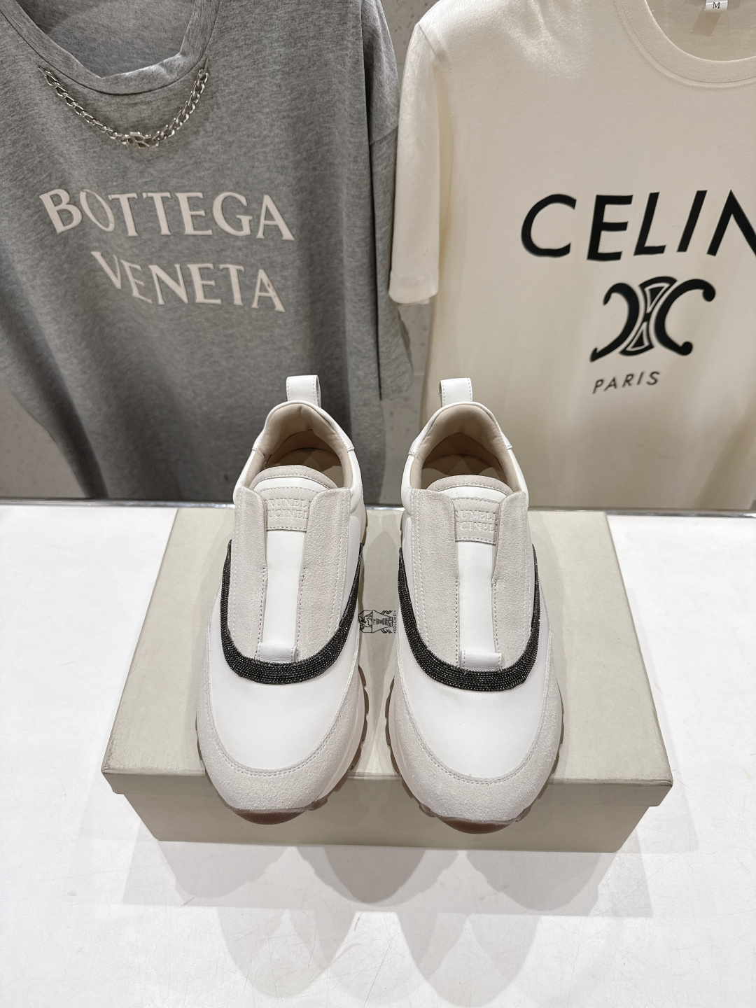 高版本出厂  Brunello Cucinelli 新款BC经典休闲鞋运动鞋系列单鞋BC是意大利知名品牌