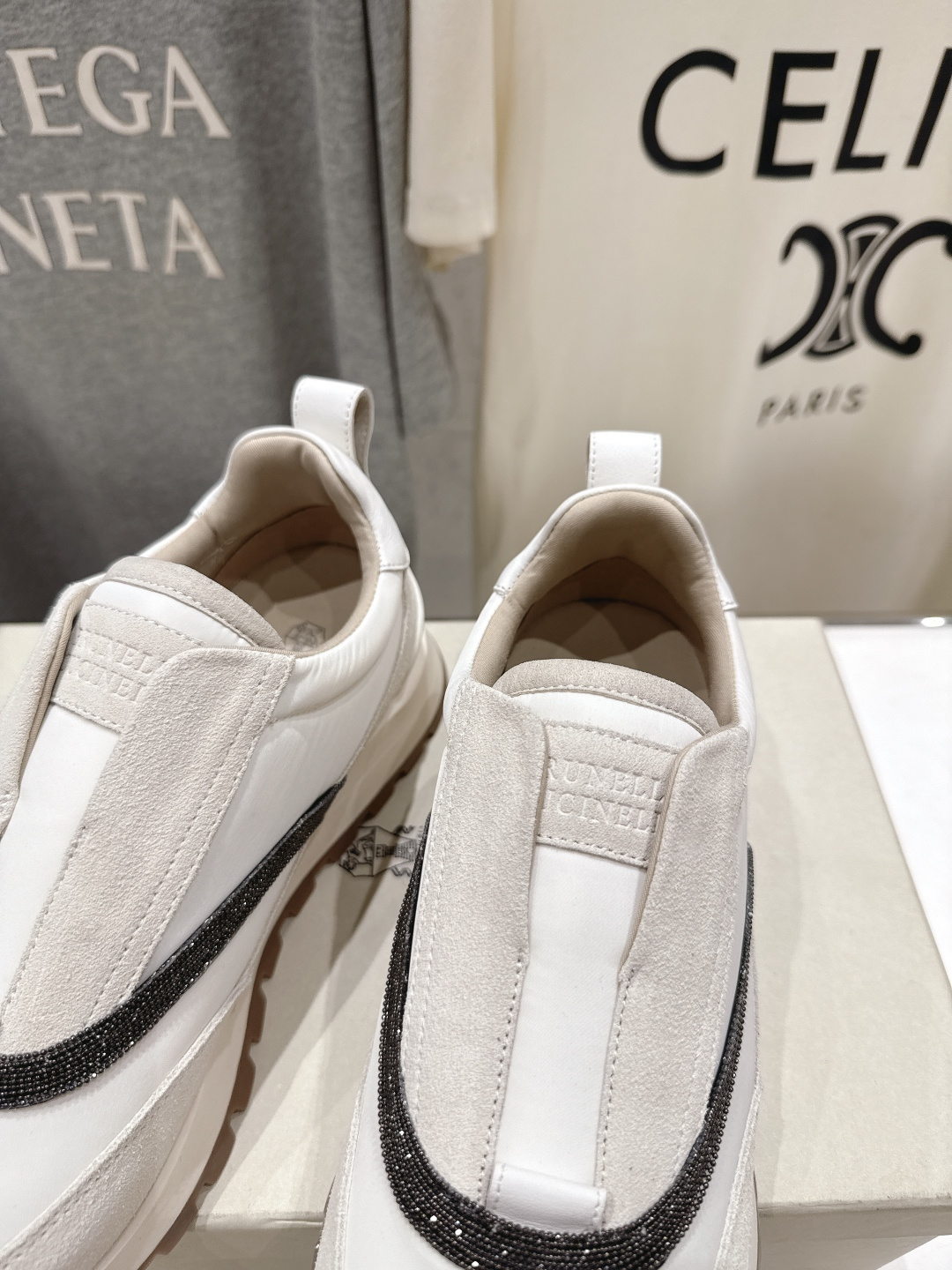 高版本出厂  Brunello Cucinelli 新款BC经典休闲鞋运动鞋系列单鞋BC是意大利知名品牌