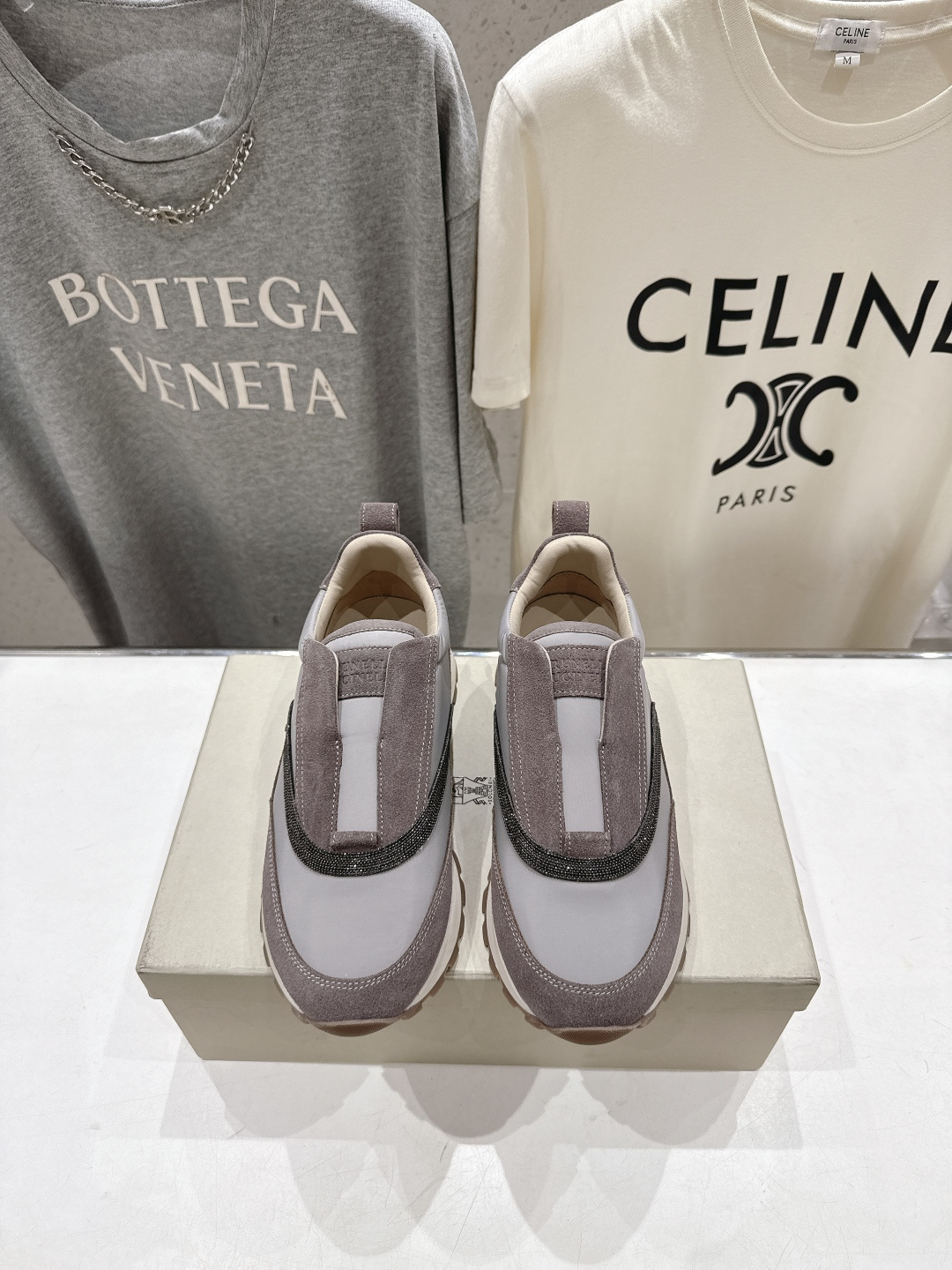高版本出厂  Brunello Cucinelli 新款BC经典休闲鞋运动鞋系列单鞋BC是意大利知名品牌