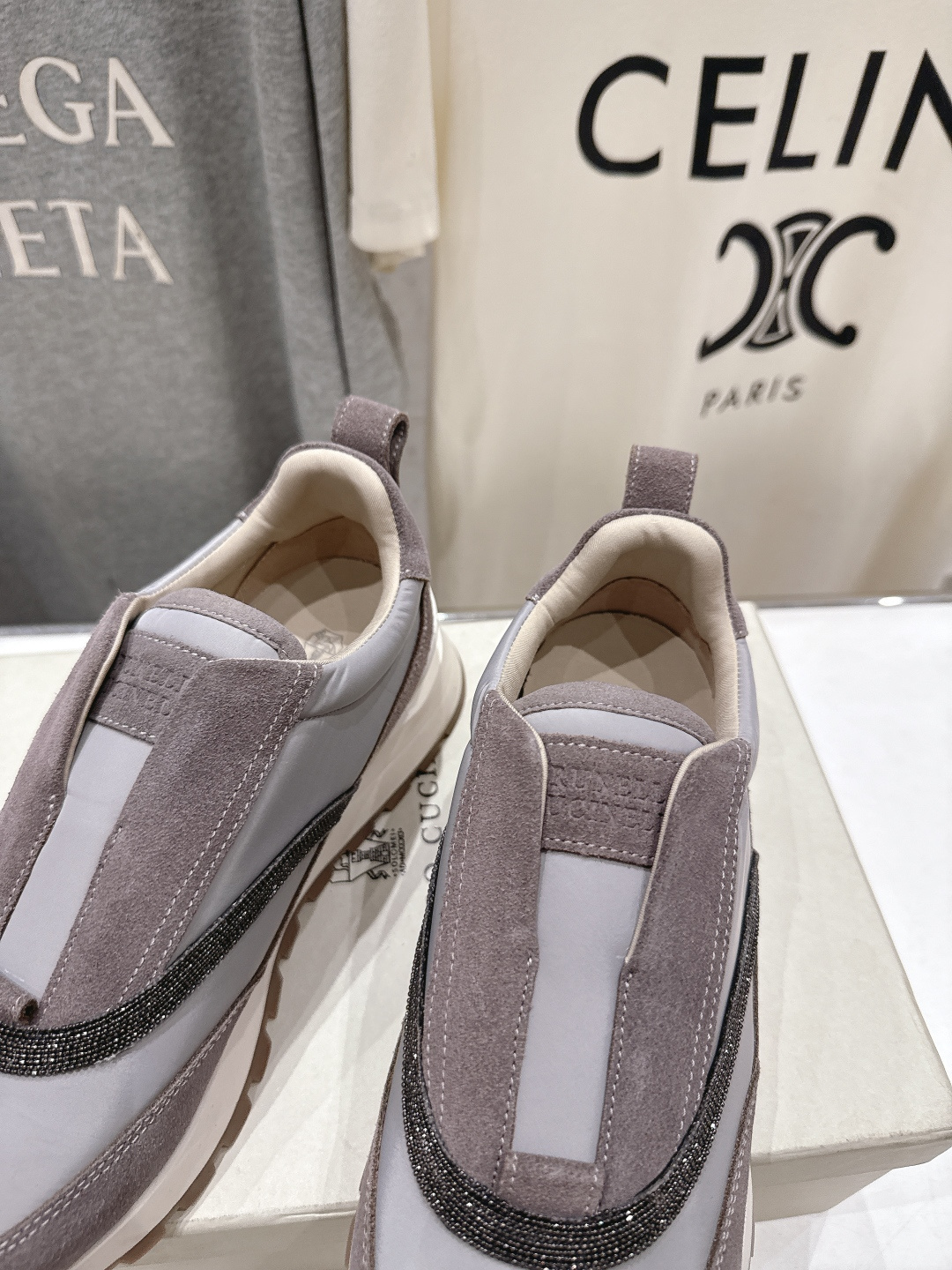 高版本出厂  Brunello Cucinelli 新款BC经典休闲鞋运动鞋系列单鞋BC是意大利知名品牌