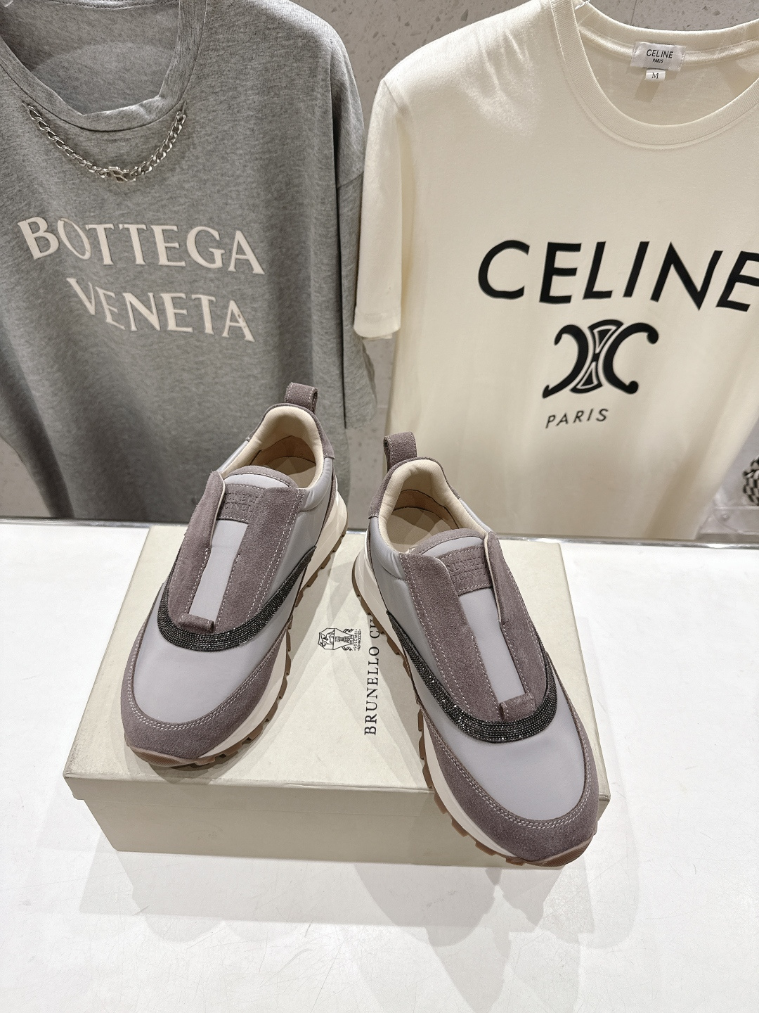 高版本出厂  Brunello Cucinelli 新款BC经典休闲鞋运动鞋系列单鞋BC是意大利知名品牌