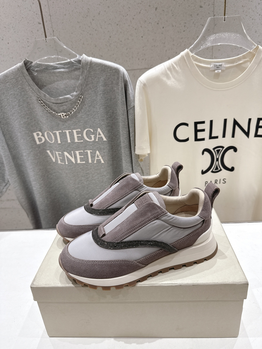 高版本出厂  Brunello Cucinelli 新款BC经典休闲鞋运动鞋系列单鞋BC是意大利知名品牌