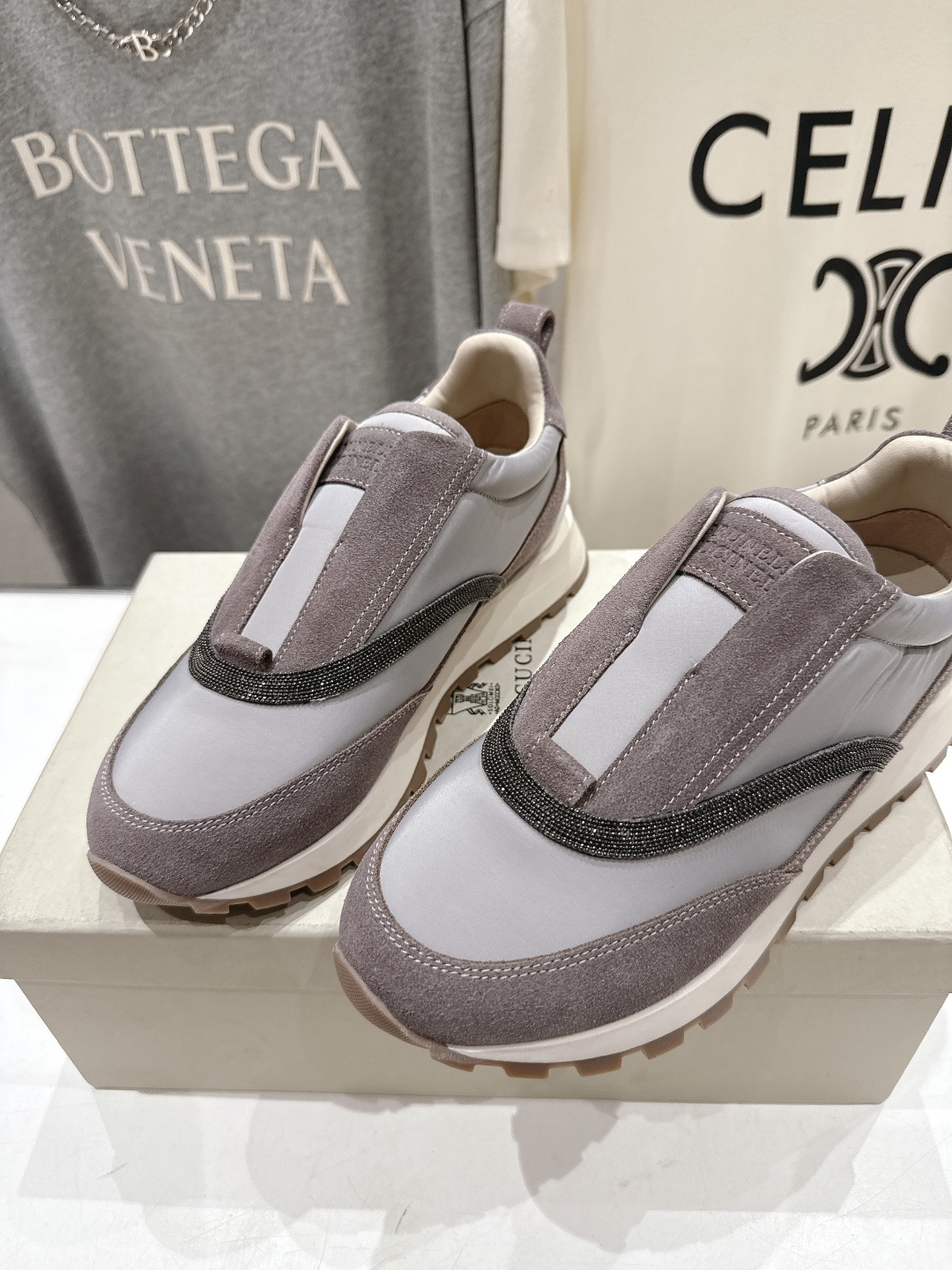 高版本出厂  Brunello Cucinelli 新款BC经典休闲鞋运动鞋系列单鞋BC是意大利知名品牌