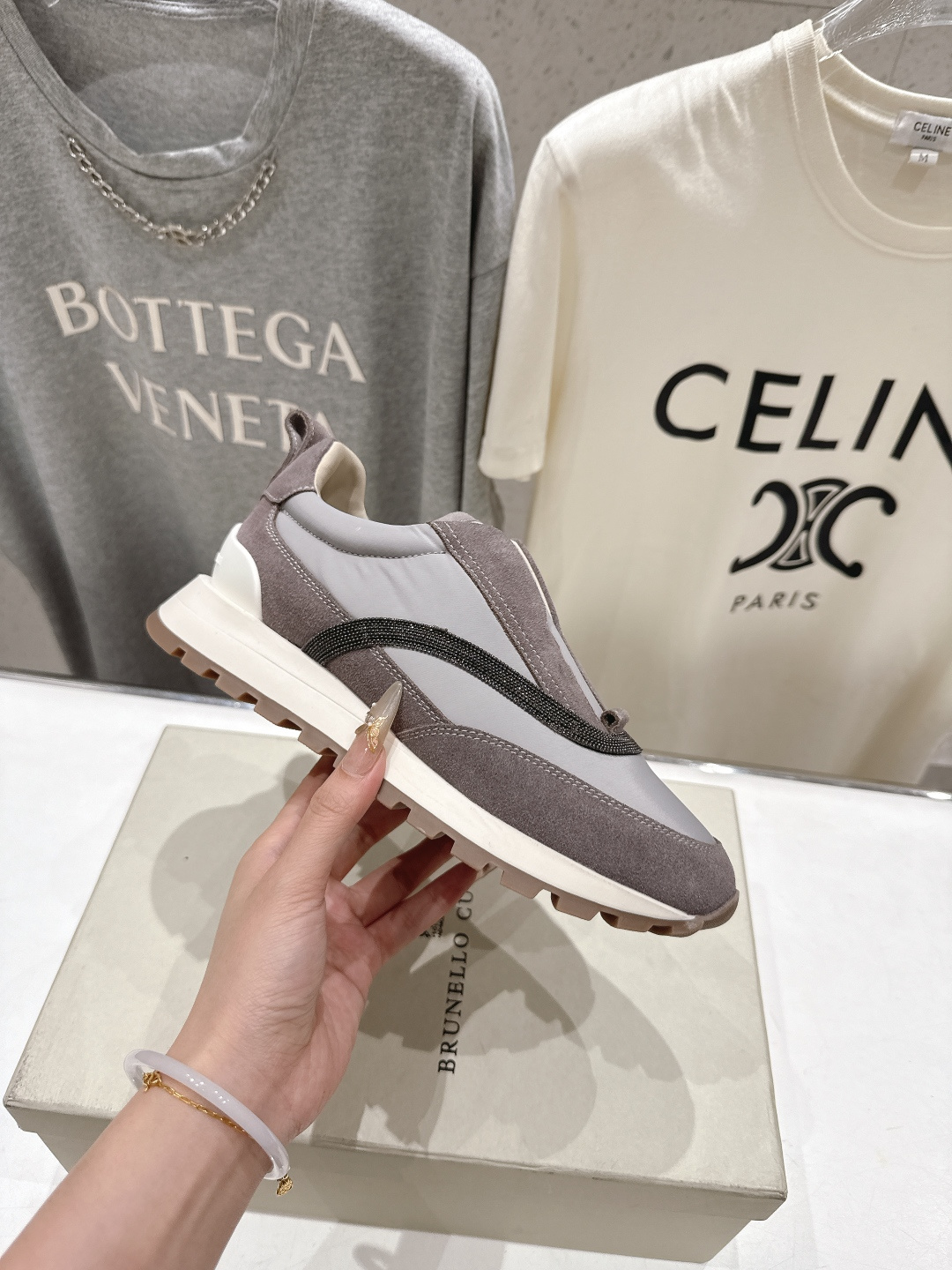 高版本出厂  Brunello Cucinelli 新款BC经典休闲鞋运动鞋系列单鞋BC是意大利知名品牌
