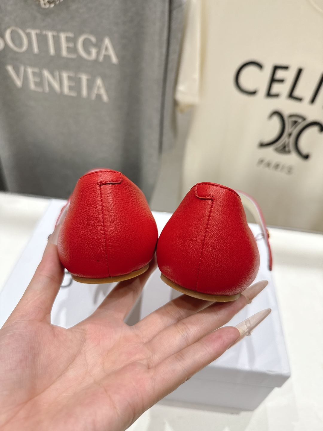 高版本出厂  CELINE*赛琳F035 2026ss思琳新款玛丽珍平底鞋乐福鞋单鞋网红爆款来袭！各大网