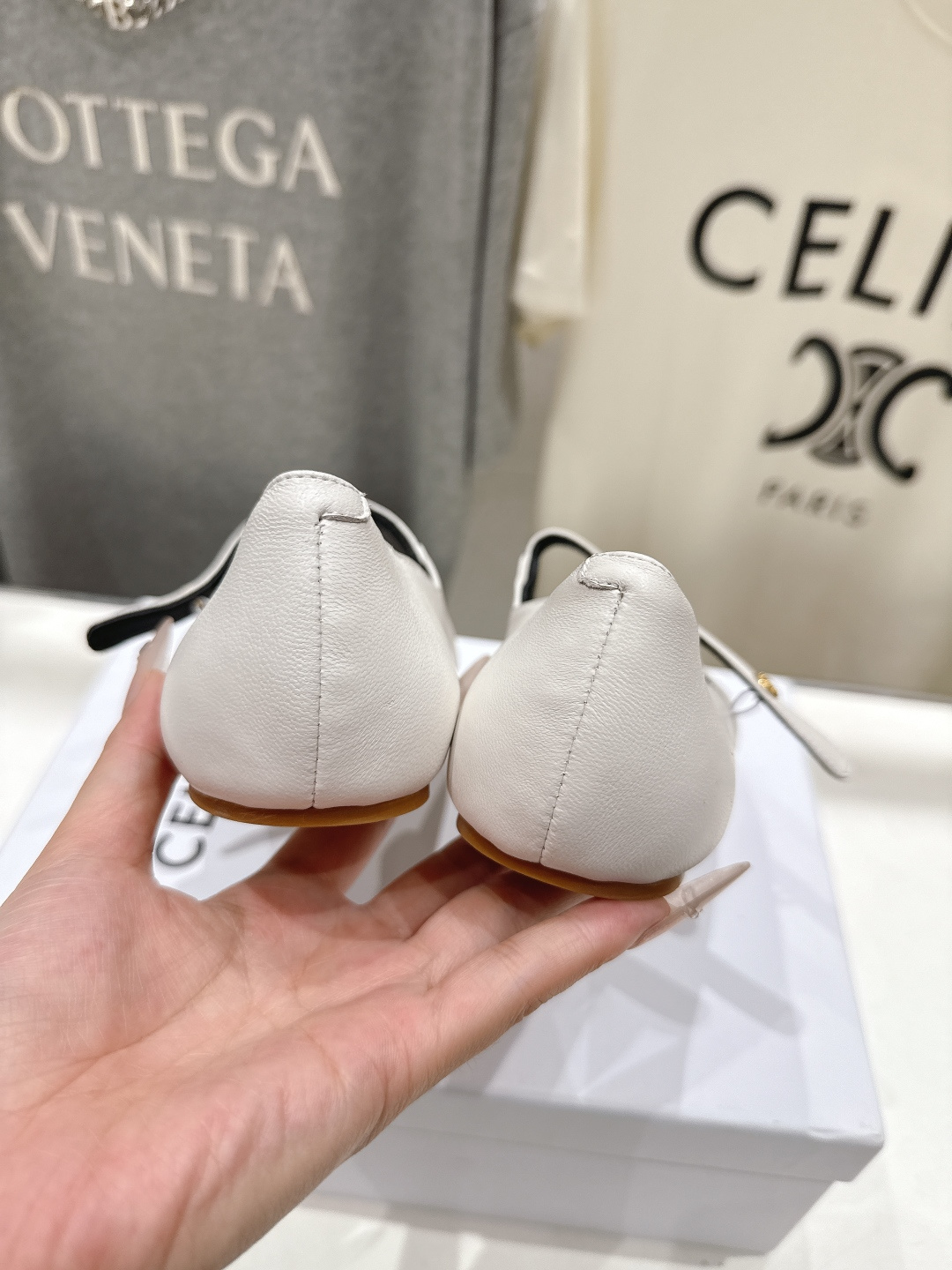 高版本出厂  CELINE*赛琳F035 2026ss思琳新款玛丽珍平底鞋乐福鞋单鞋网红爆款来袭！各大网