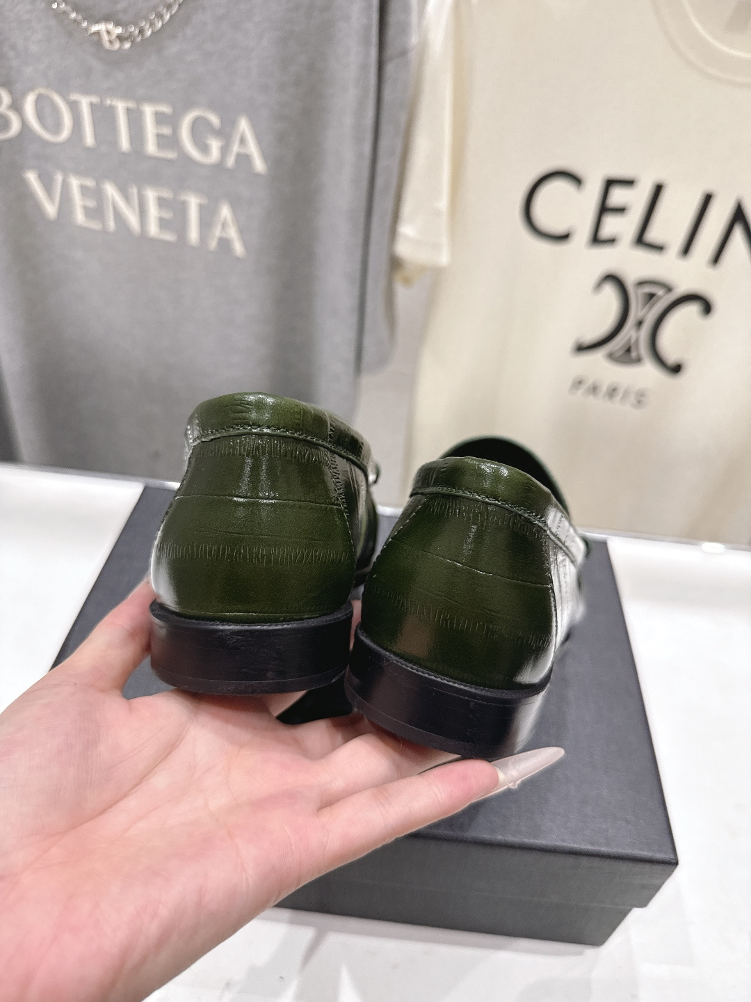 高版本出厂 男码+20   SAINT LAURENT/圣罗兰YSL 26ss爆款平底鞋情侣款玛丽珍一脚