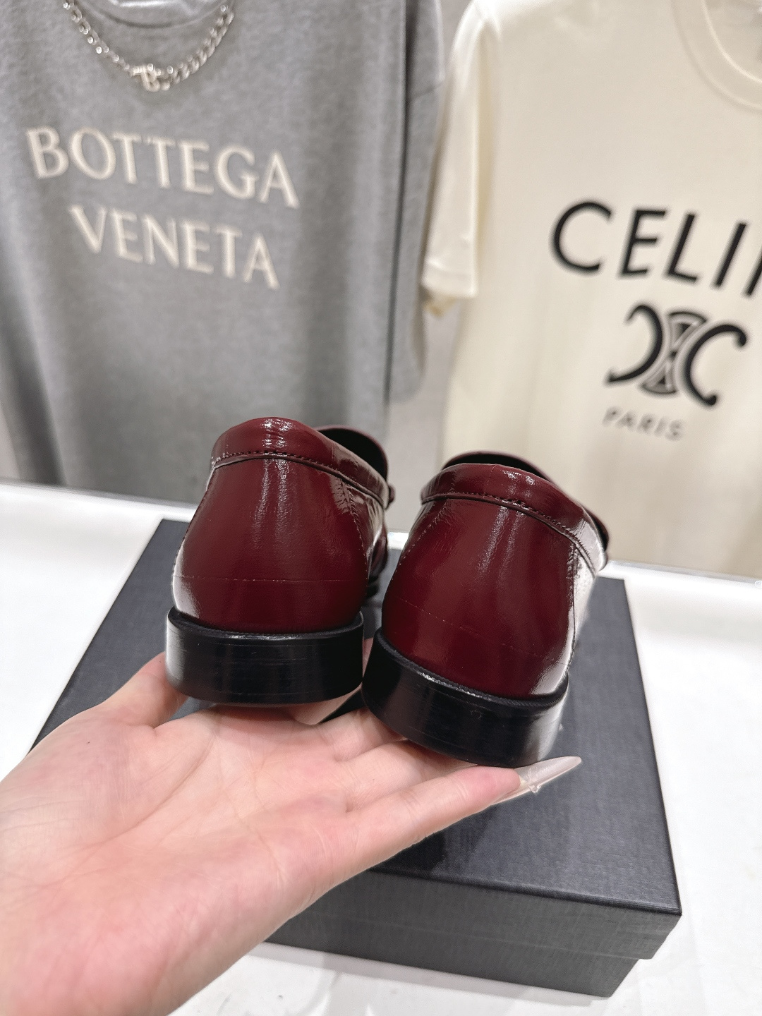高版本出厂 男码+20   SAINT LAURENT/圣罗兰YSL 26ss爆款平底鞋情侣款玛丽珍一脚