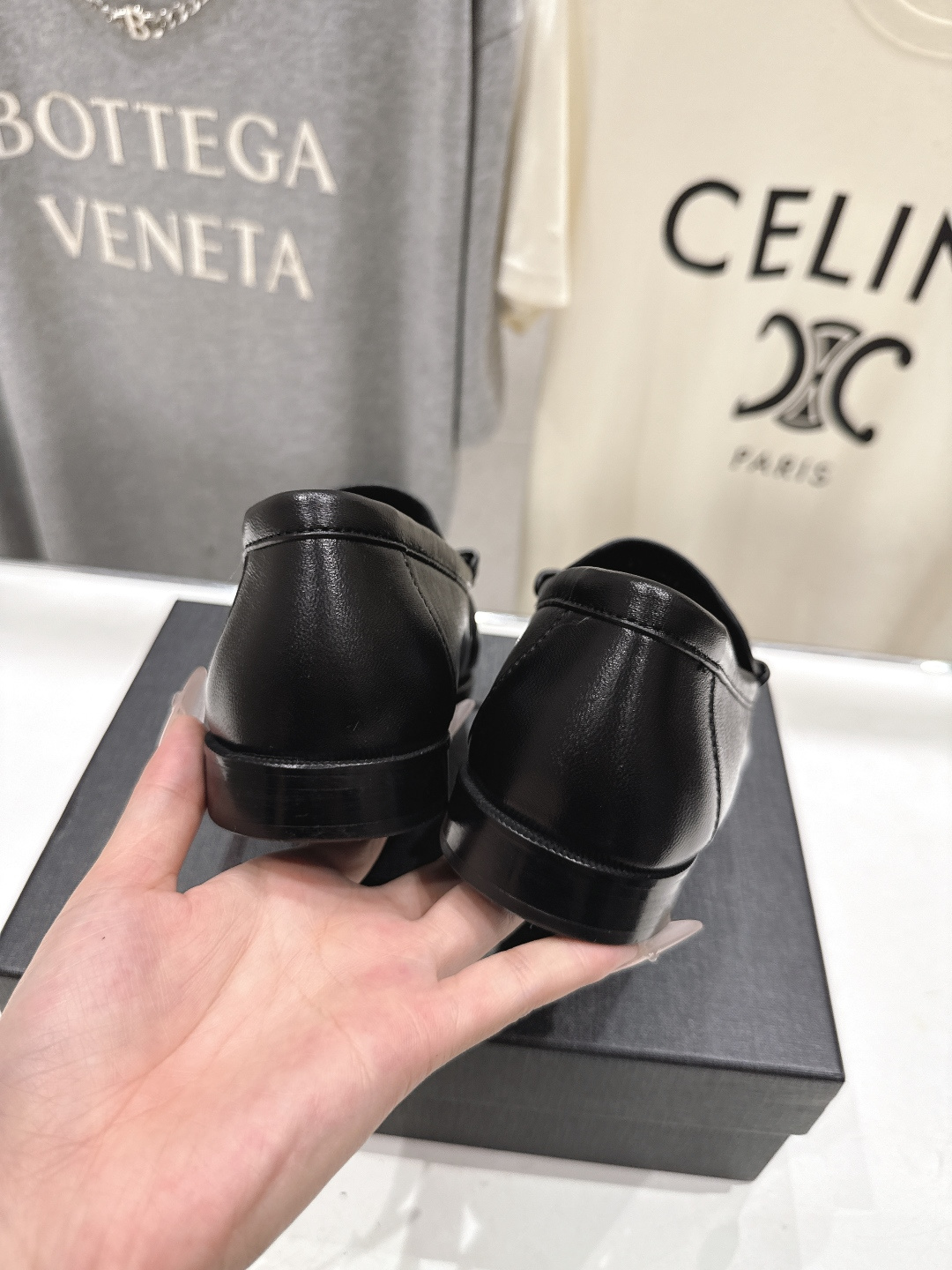 高版本出厂 男码+20   SAINT LAURENT/圣罗兰YSL 26ss爆款平底鞋情侣款玛丽珍一脚