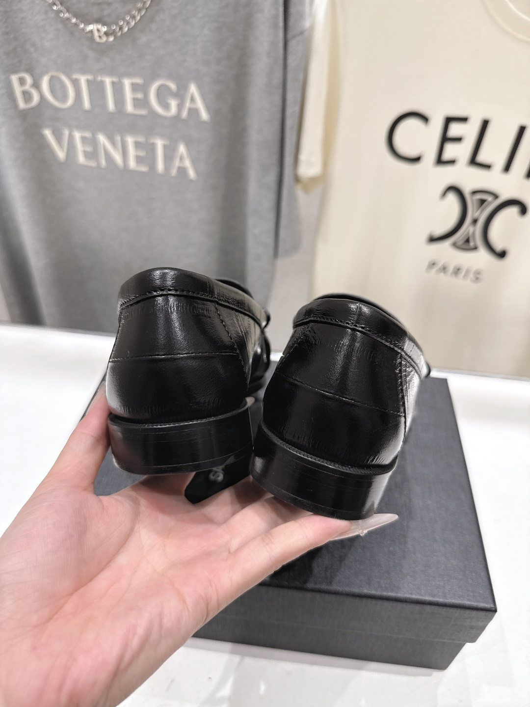 高版本出厂 男码+20   SAINT LAURENT/圣罗兰YSL 26ss爆款平底鞋情侣款玛丽珍一脚