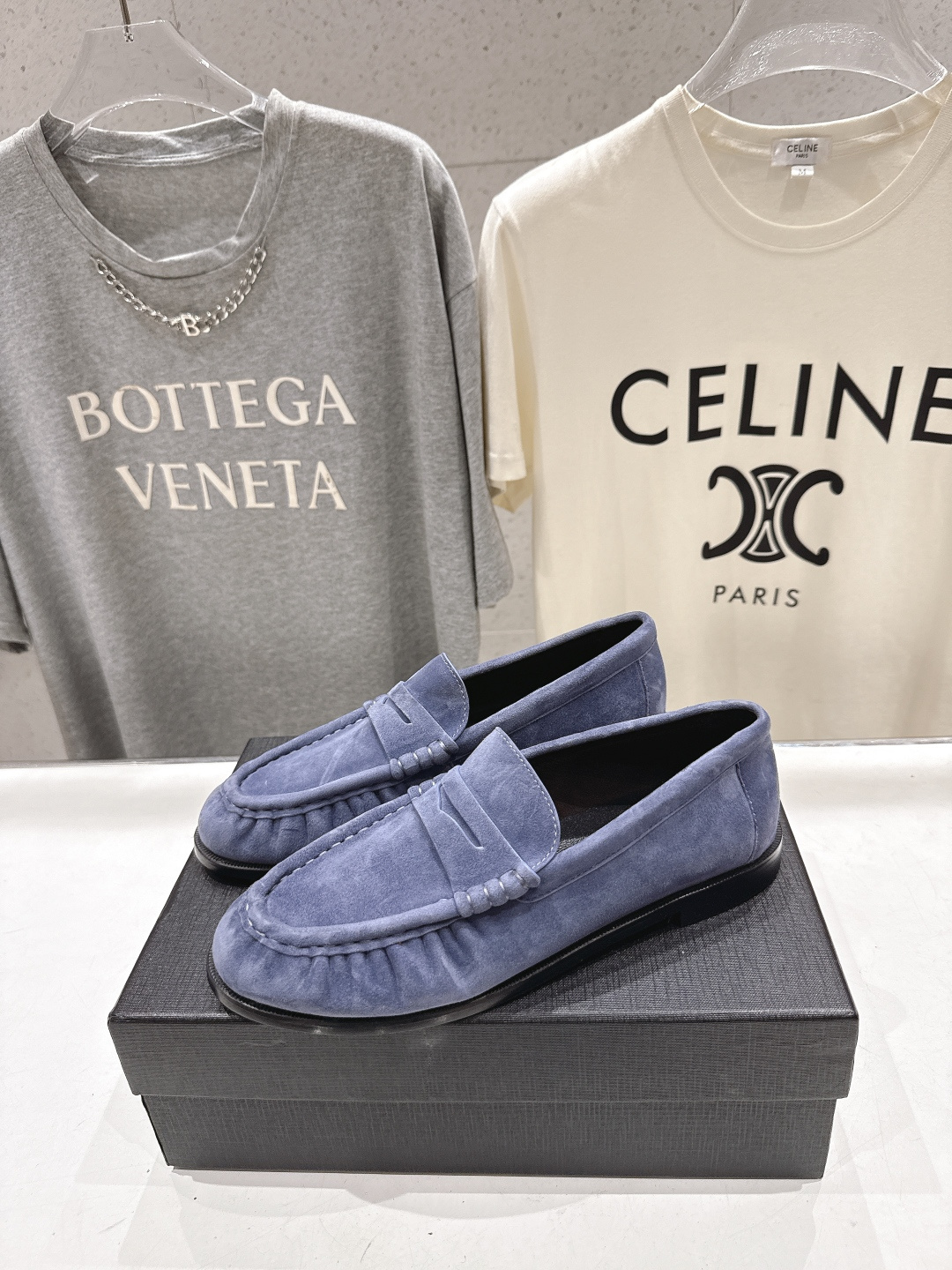 高版本出厂 男码+20   SAINT LAURENT/圣罗兰YSL 26ss爆款平底鞋情侣款玛丽珍一脚