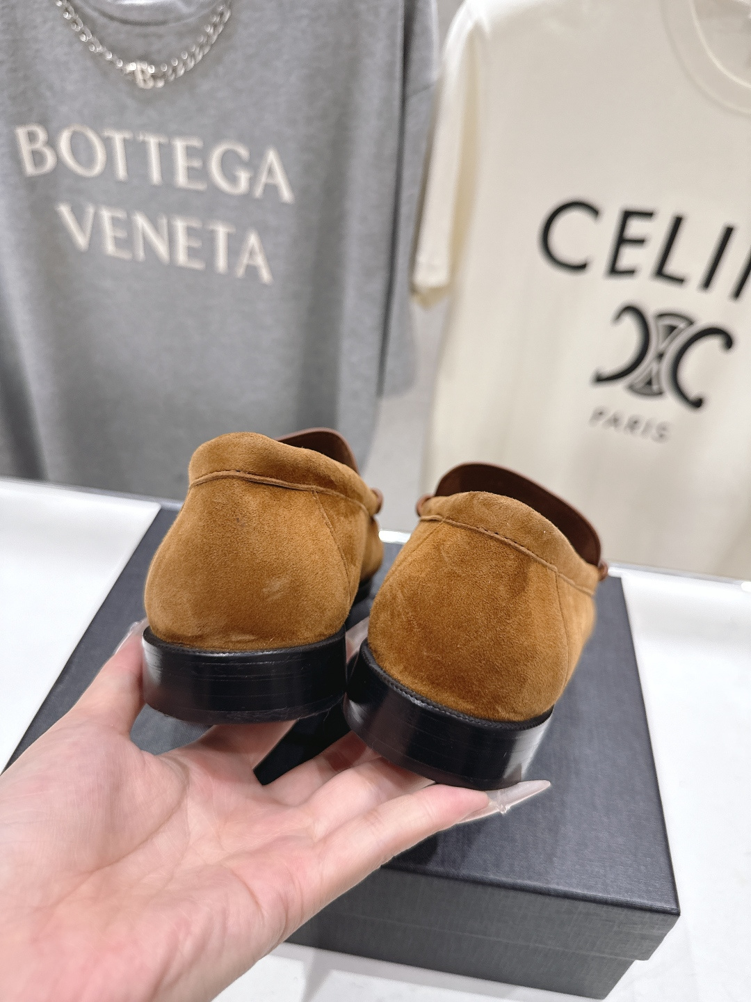 高版本出厂 男码+20   SAINT LAURENT/圣罗兰YSL 26ss爆款平底鞋情侣款玛丽珍一脚