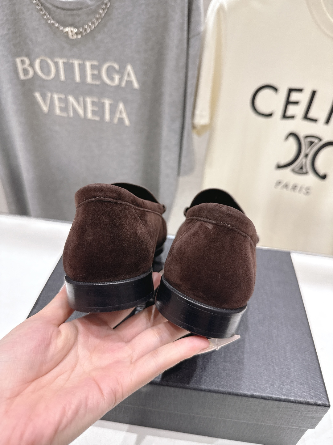 高版本出厂 男码+20   SAINT LAURENT/圣罗兰YSL 26ss爆款平底鞋情侣款玛丽珍一脚