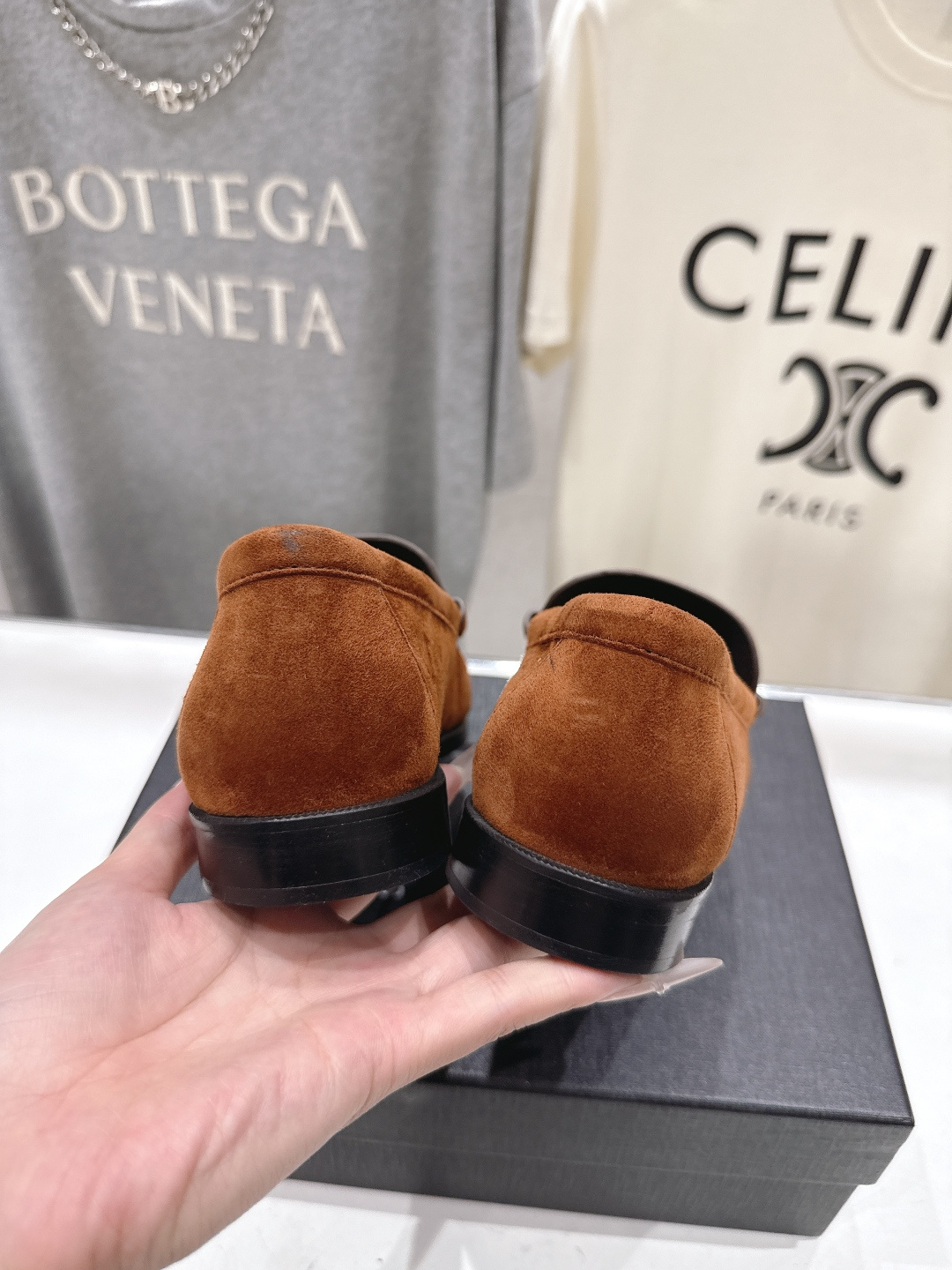 高版本出厂 男码+20   SAINT LAURENT/圣罗兰YSL 26ss爆款平底鞋情侣款玛丽珍一脚