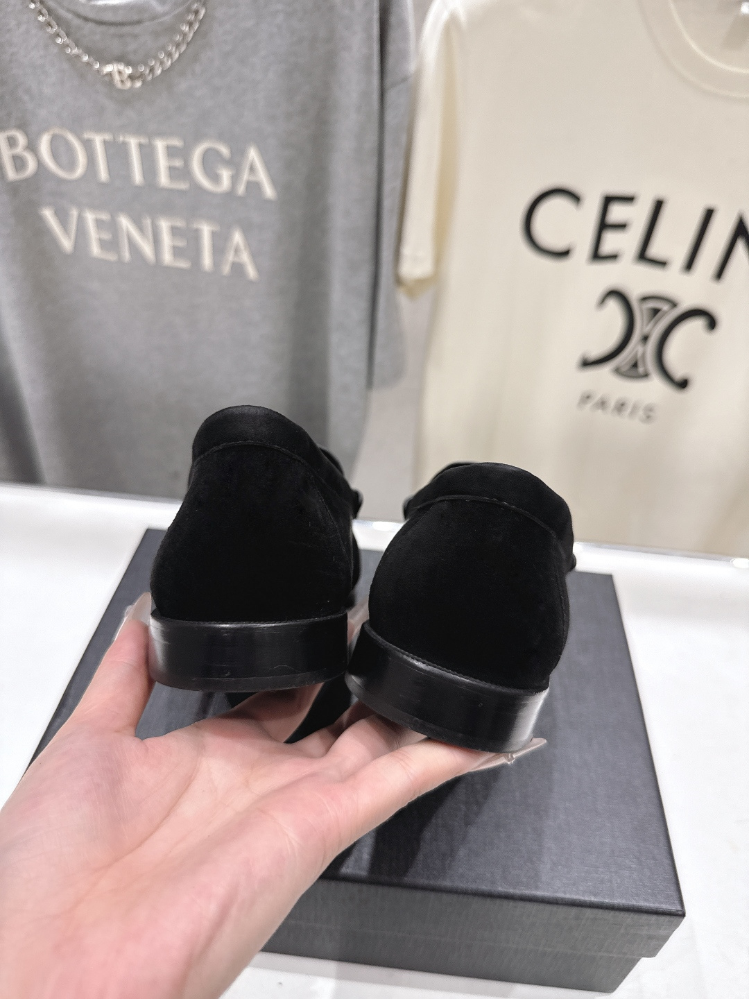 高版本出厂 男码+20   SAINT LAURENT/圣罗兰YSL 26ss爆款平底鞋情侣款玛丽珍一脚