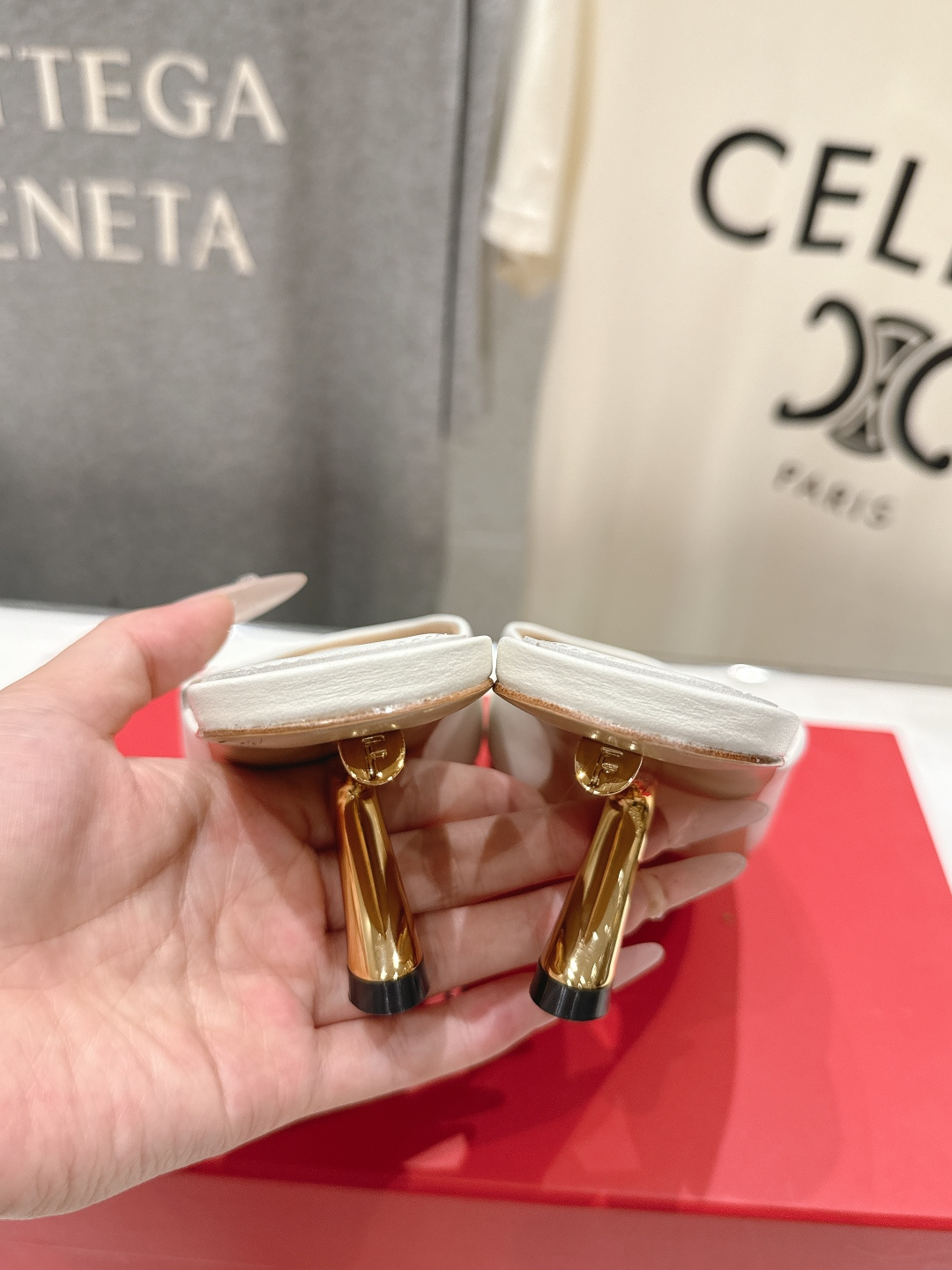高版本出厂  FERRAGAMO/菲拉格慕F065  26ss夏季新款高跟半包拖鞋菲拉格慕今期高频曝光的