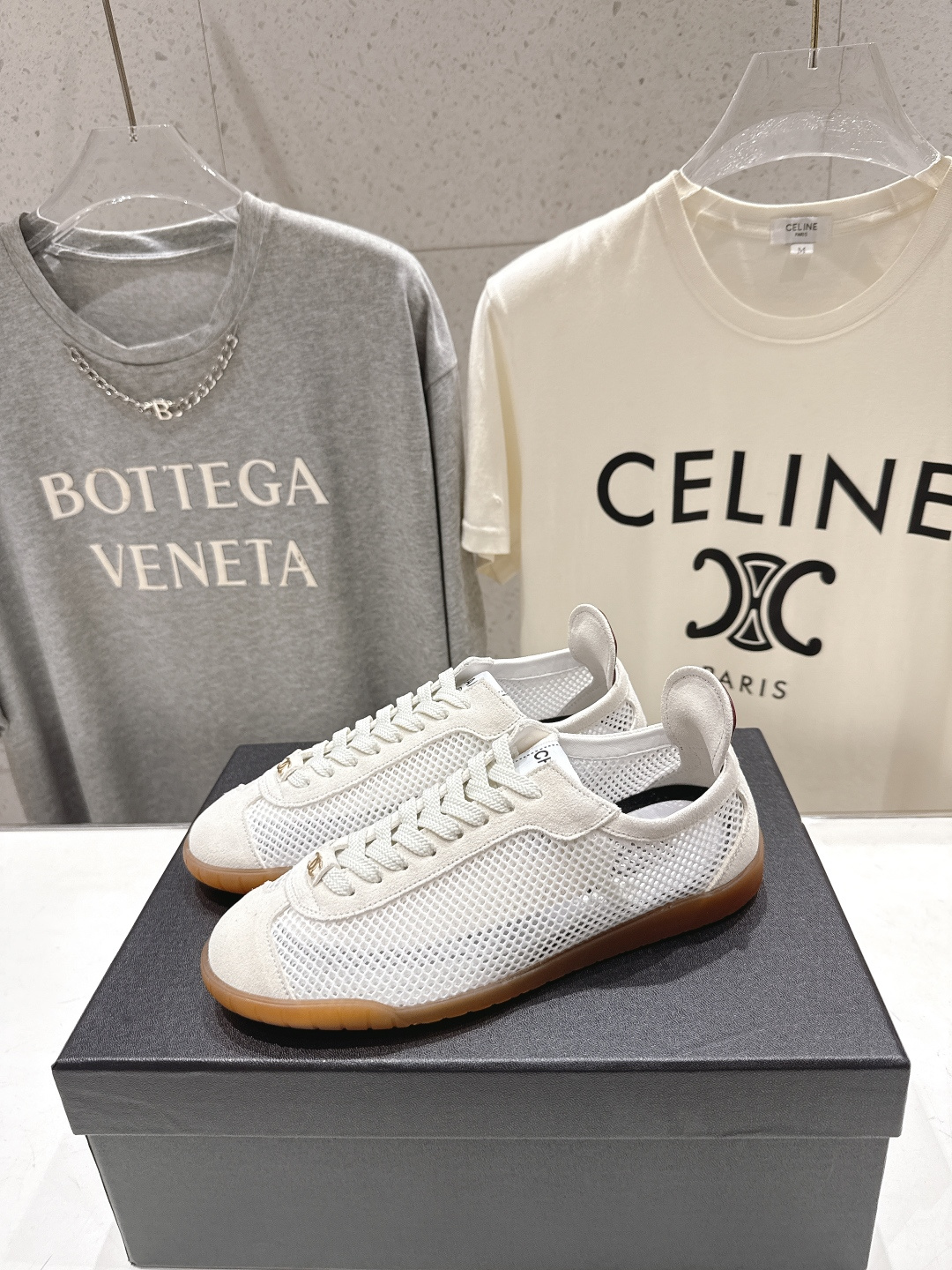 高版本出厂Chanel 香奈儿F067 小香2026ss新款网纱阿甘鞋👟网纱的细腻、鞋尾的小撞色、生胶底