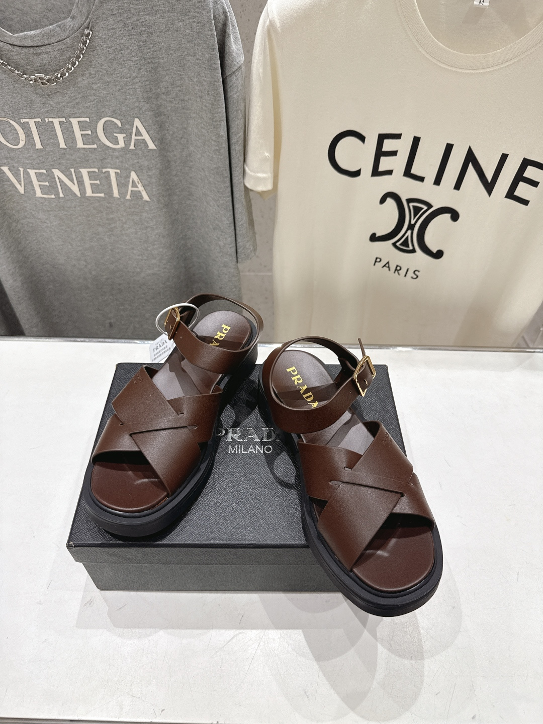 高版本出厂 Prada/普拉达F029 2026ss夏季新款复古风沙滩厚底凉鞋这个鞋型真的属于经典不会过
