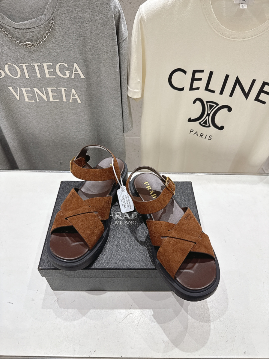 高版本出厂 Prada/普拉达F029 2026ss夏季新款复古风沙滩厚底凉鞋这个鞋型真的属于经典不会过