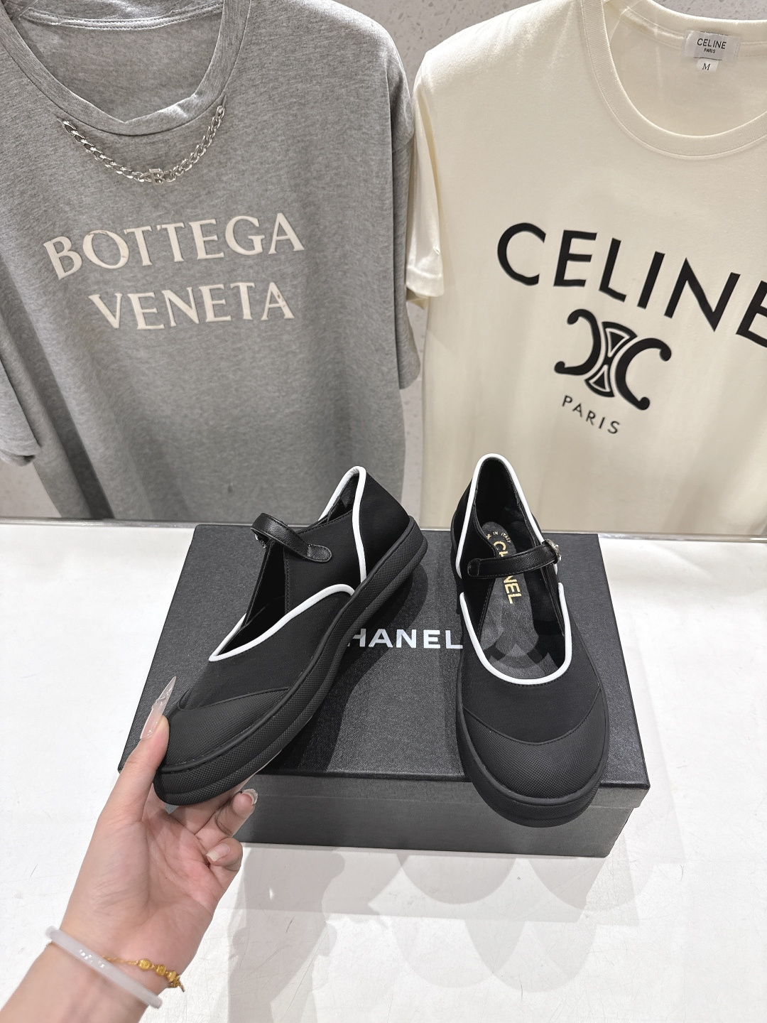 高版本出厂  Chanel.香奈儿F015 2026ss小香新款一脚蹬玛丽珍乐福鞋休闲鞋真的太有范儿了，