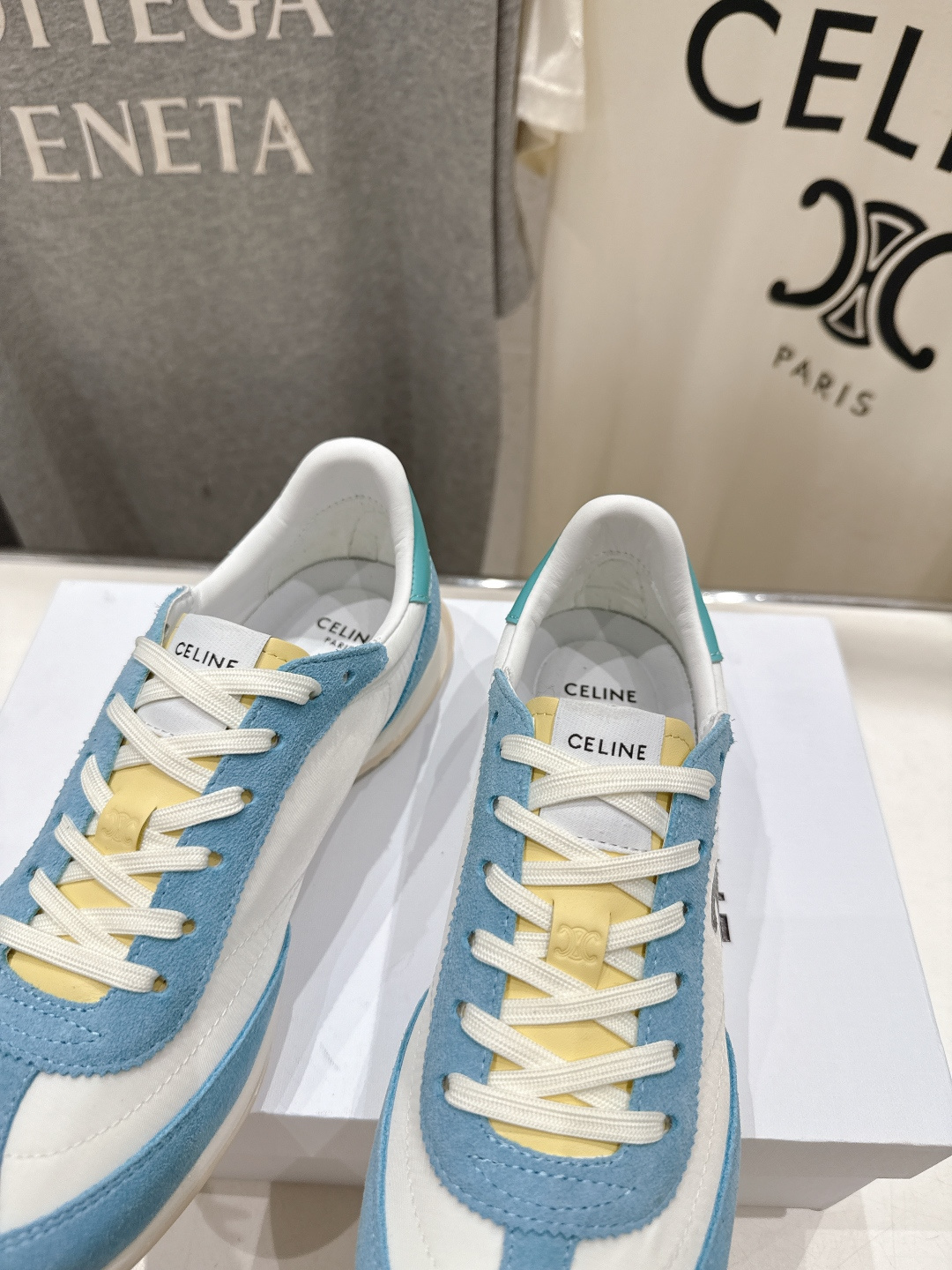 高版本出厂   CELINE*思琳赛琳F037 2026ss新款徽标系带阿甘鞋休闲运动鞋小白鞋简单舒服，