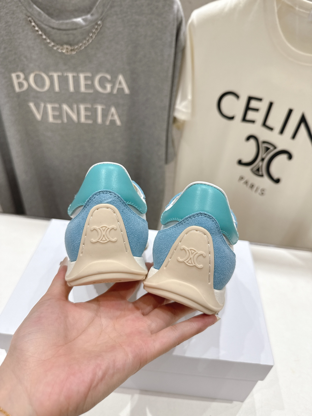 高版本出厂   CELINE*思琳赛琳F037 2026ss新款徽标系带阿甘鞋休闲运动鞋小白鞋简单舒服，