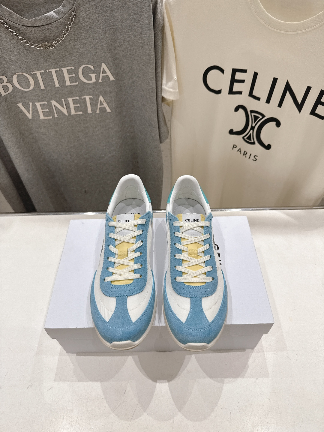 高版本出厂   CELINE*思琳赛琳F037 2026ss新款徽标系带阿甘鞋休闲运动鞋小白鞋简单舒服，