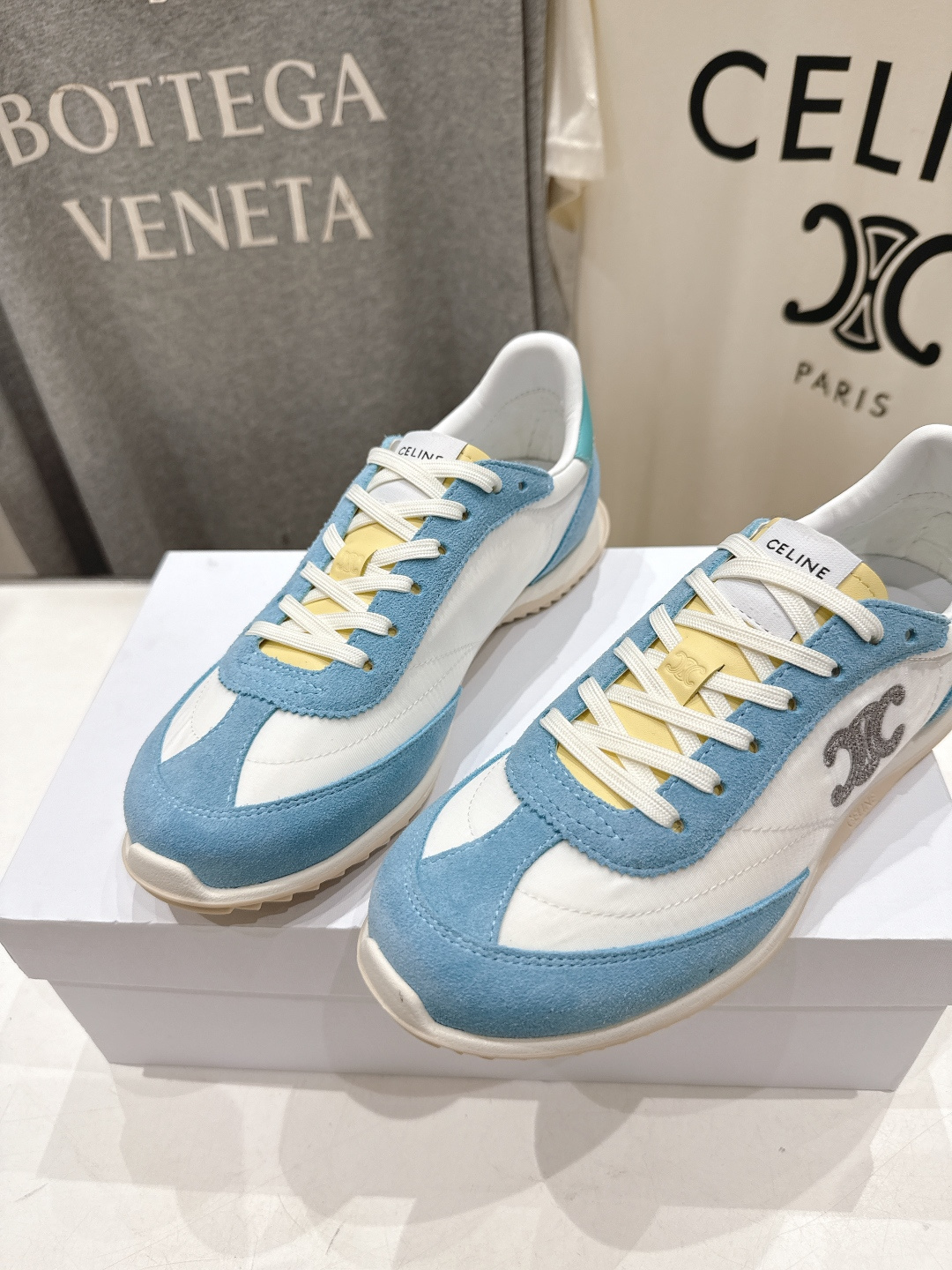 高版本出厂   CELINE*思琳赛琳F037 2026ss新款徽标系带阿甘鞋休闲运动鞋小白鞋简单舒服，