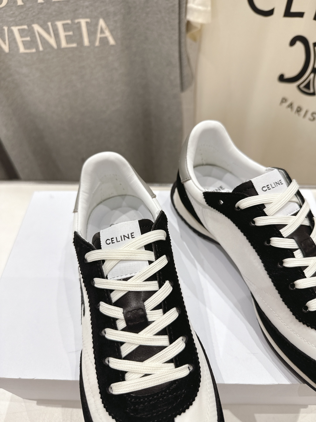 高版本出厂   CELINE*思琳赛琳F037 2026ss新款徽标系带阿甘鞋休闲运动鞋小白鞋简单舒服，