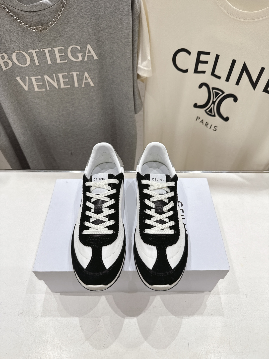 高版本出厂   CELINE*思琳赛琳F037 2026ss新款徽标系带阿甘鞋休闲运动鞋小白鞋简单舒服，
