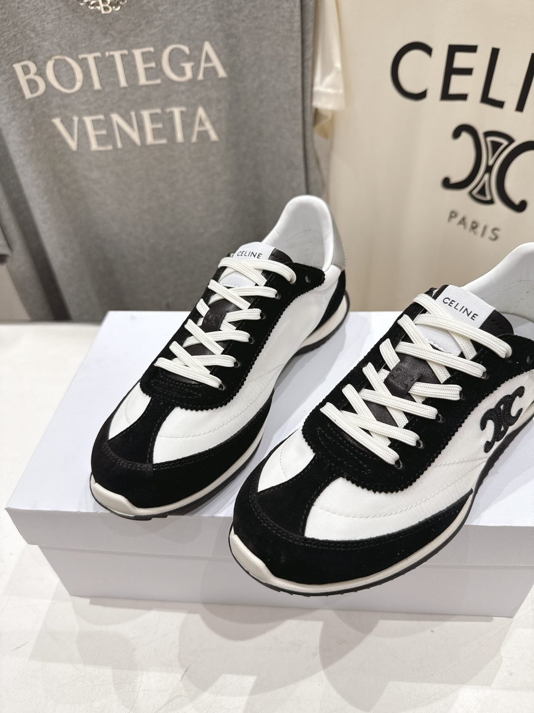 高版本出厂   CELINE*思琳赛琳F037 2026ss新款徽标系带阿甘鞋休闲运动鞋小白鞋简单舒服，
