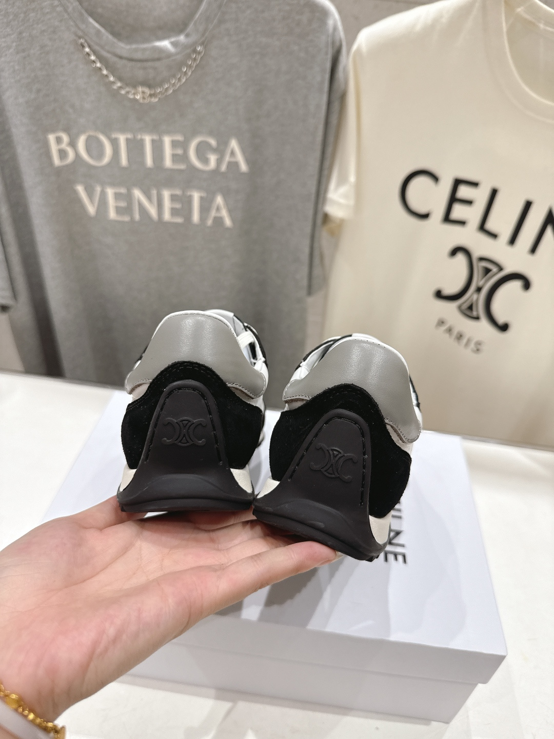 高版本出厂   CELINE*思琳赛琳F037 2026ss新款徽标系带阿甘鞋休闲运动鞋小白鞋简单舒服，