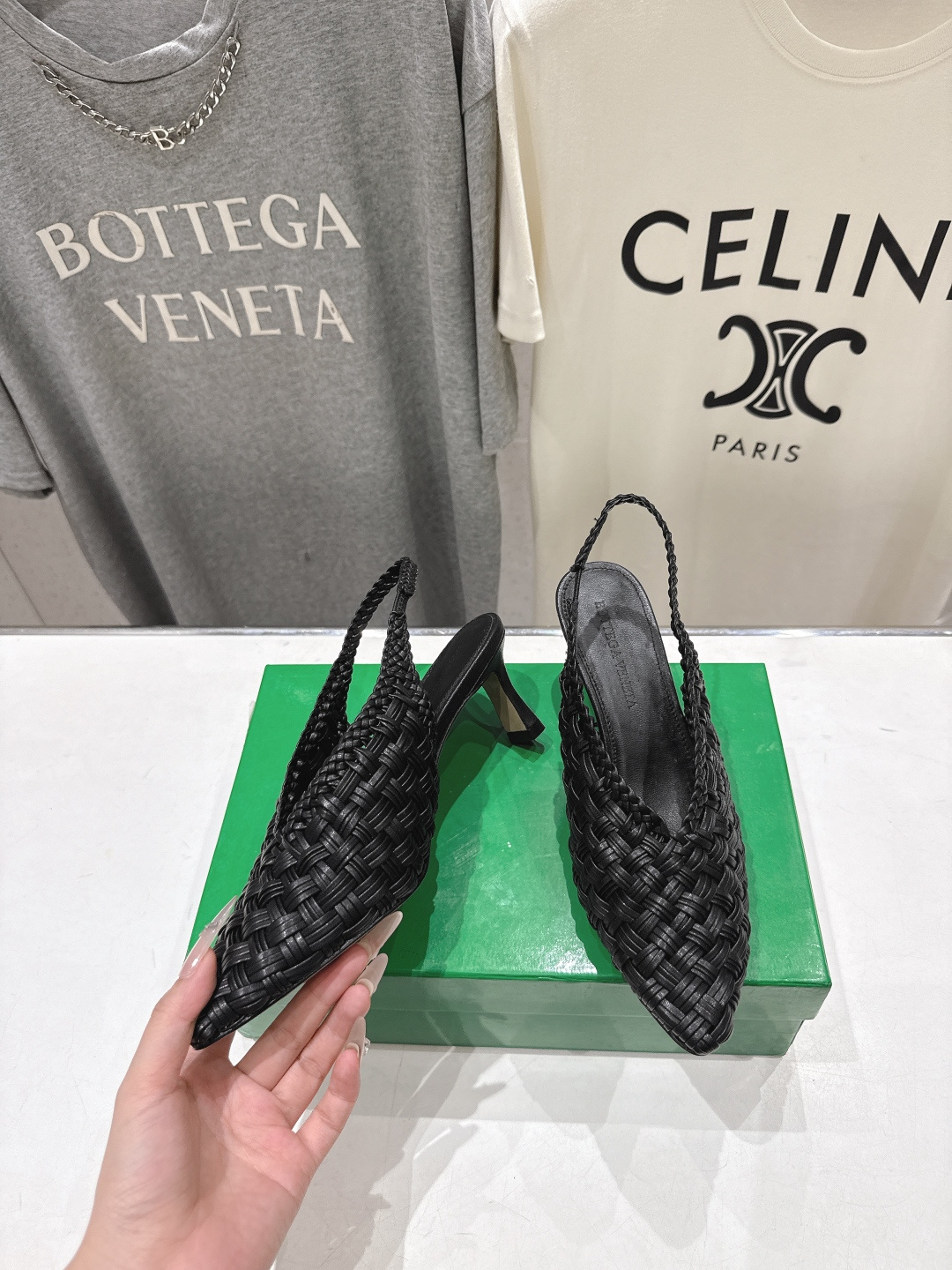 高版本出厂 Bottega Veneta/BV F065 2026ss夏季新款Parco Mule女士编